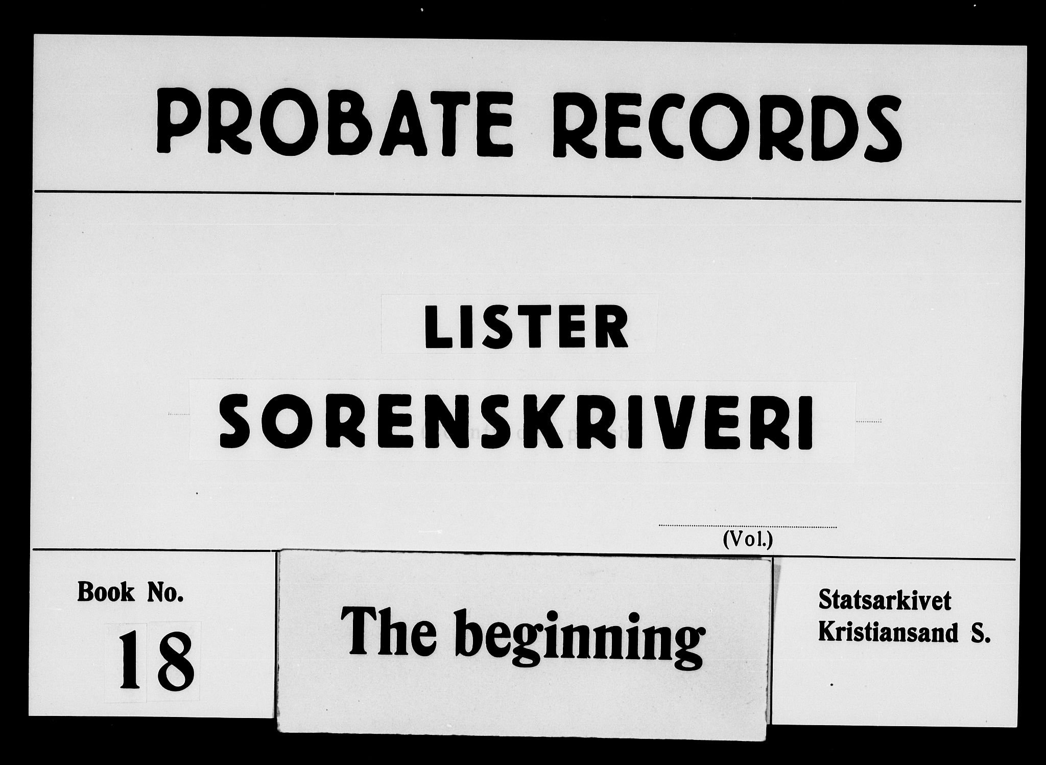 Lister sorenskriveri, AV/SAK-1221-0003/H/Hc/L0018: Skifteprotokoll nr 18 med register, 1718-1723