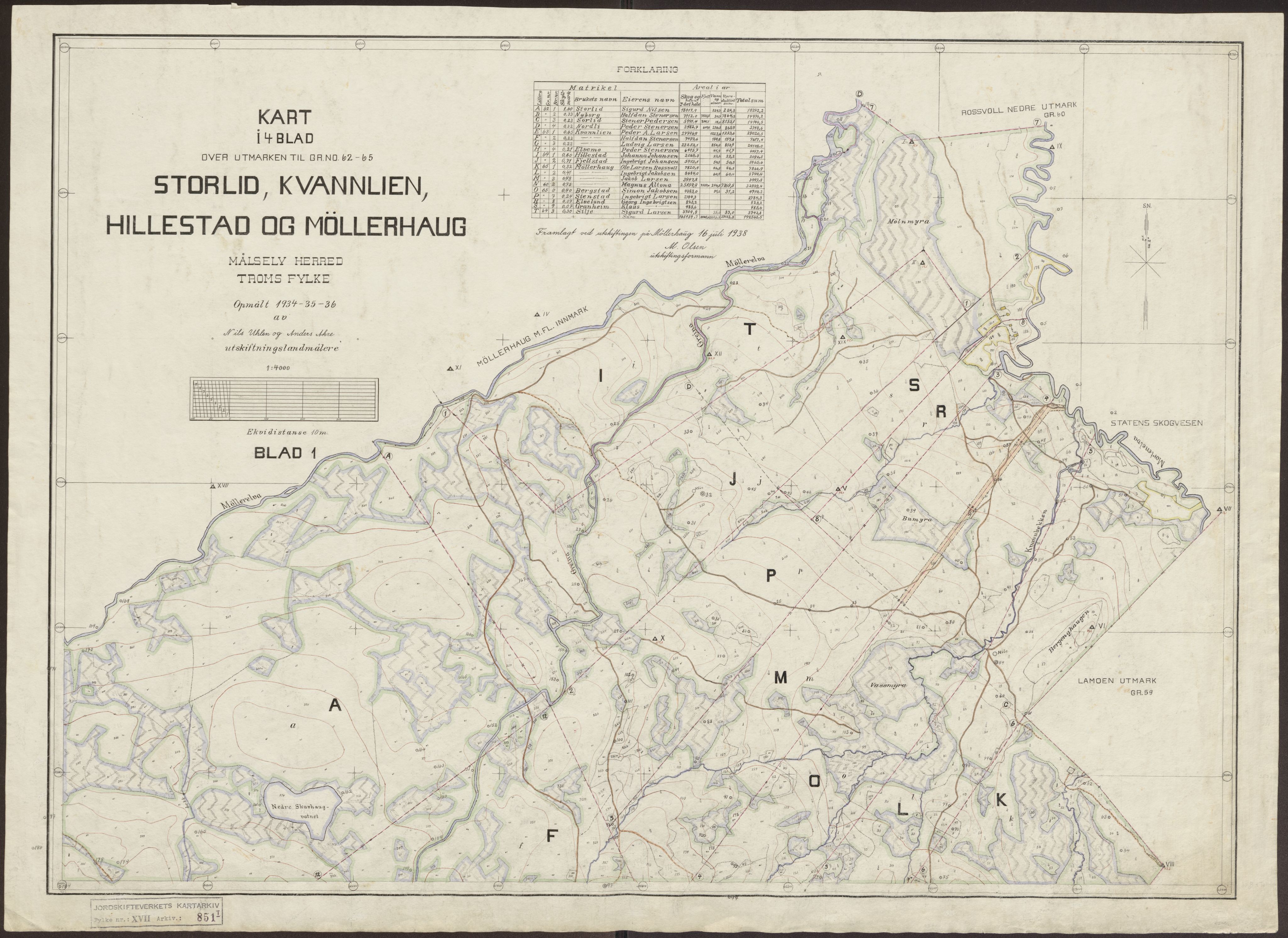 Jordskifteverkets kartarkiv, RA/S-3929/T, 1859-1988, s. 1011