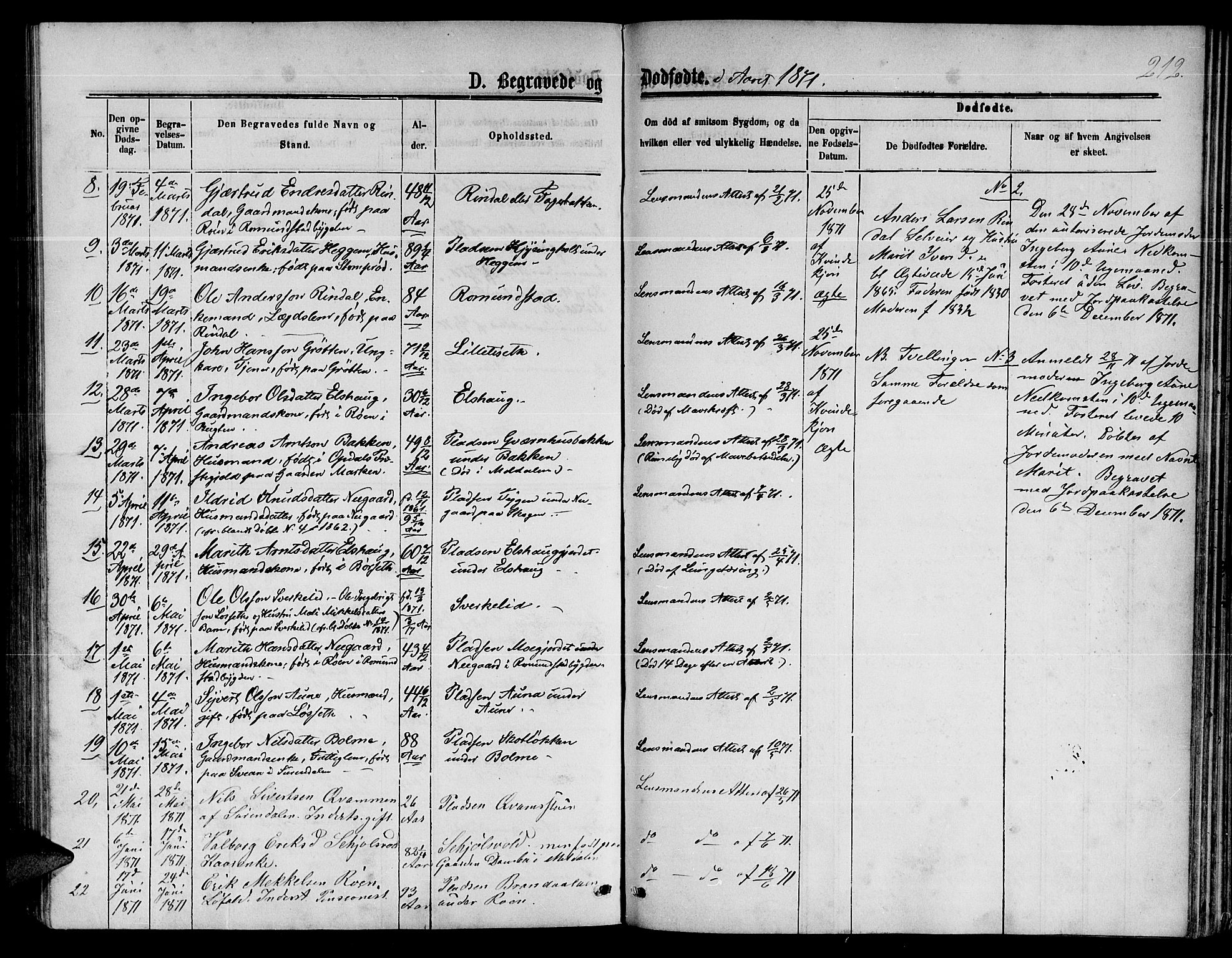 Ministerialprotokoller, klokkerbøker og fødselsregistre - Møre og Romsdal, AV/SAT-A-1454/598/L1076: Klokkerbok nr. 598C01, 1867-1878, s. 212