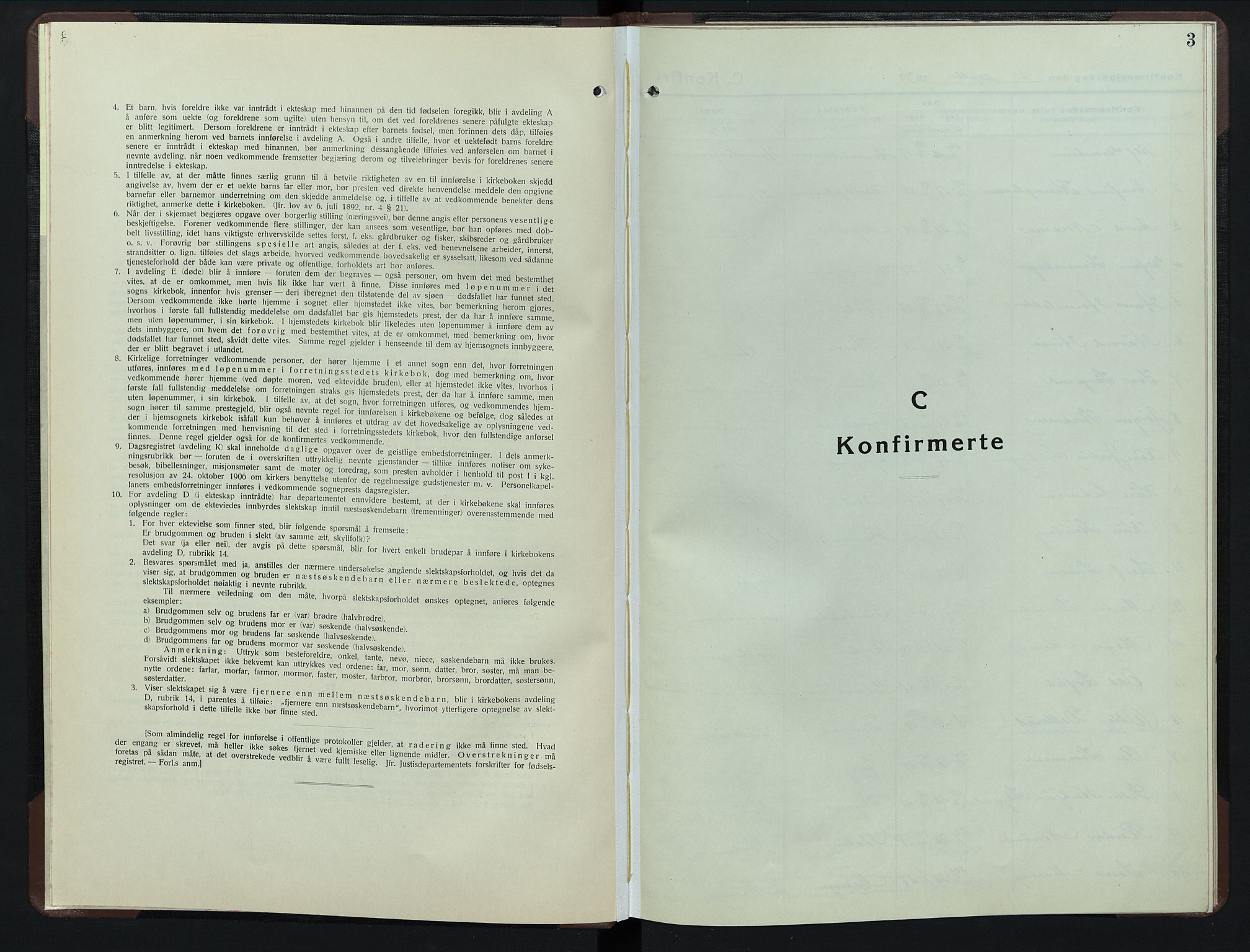 Elverum prestekontor, SAH/PREST-044/H/Ha/Hab/L0021: Klokkerbok nr. 21, 1942-1950, s. 3