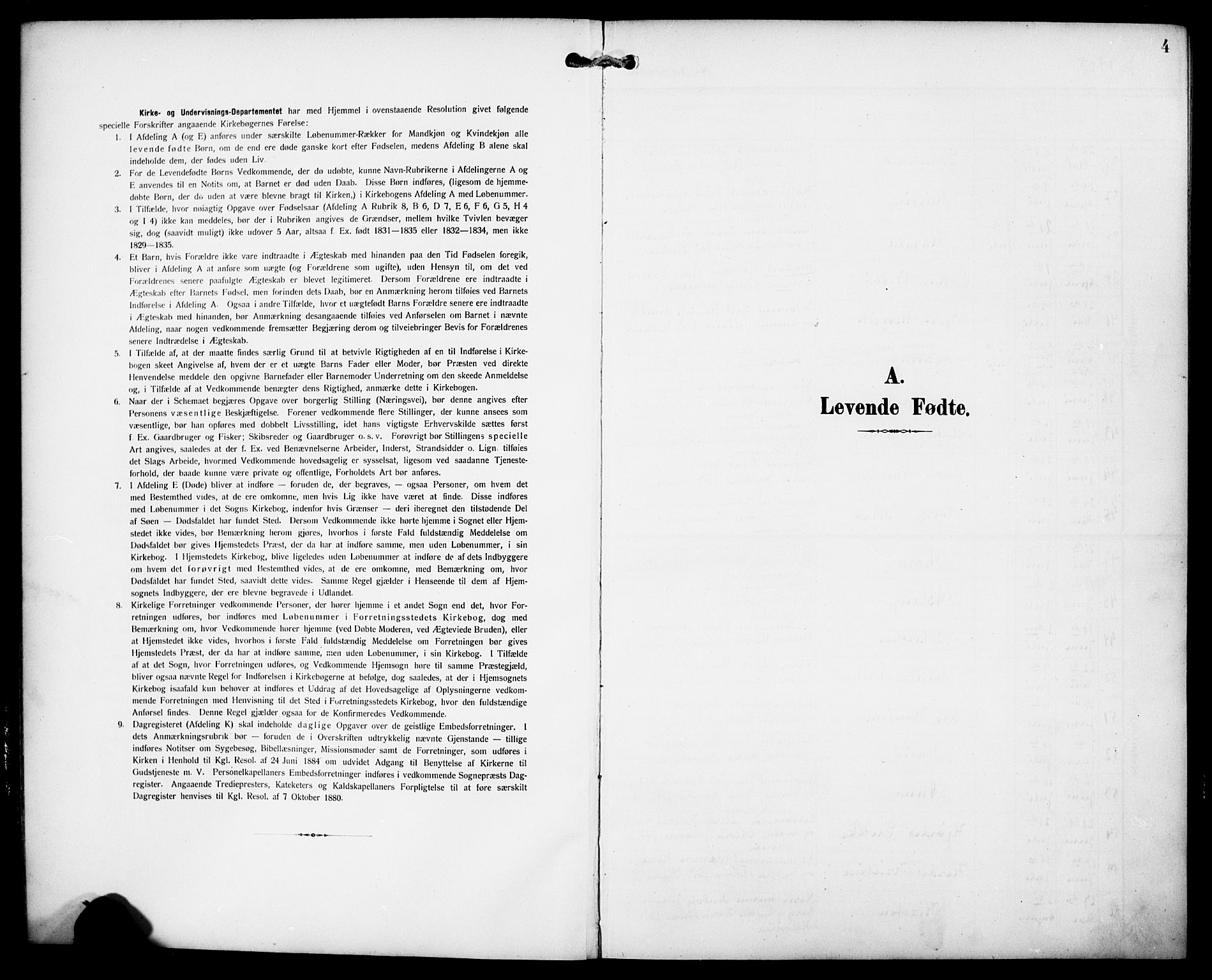 St. Petri sokneprestkontor, SAST/A-101813/001/30/30BB/L0010: Klokkerbok nr. B 10, 1905-1917, s. 4