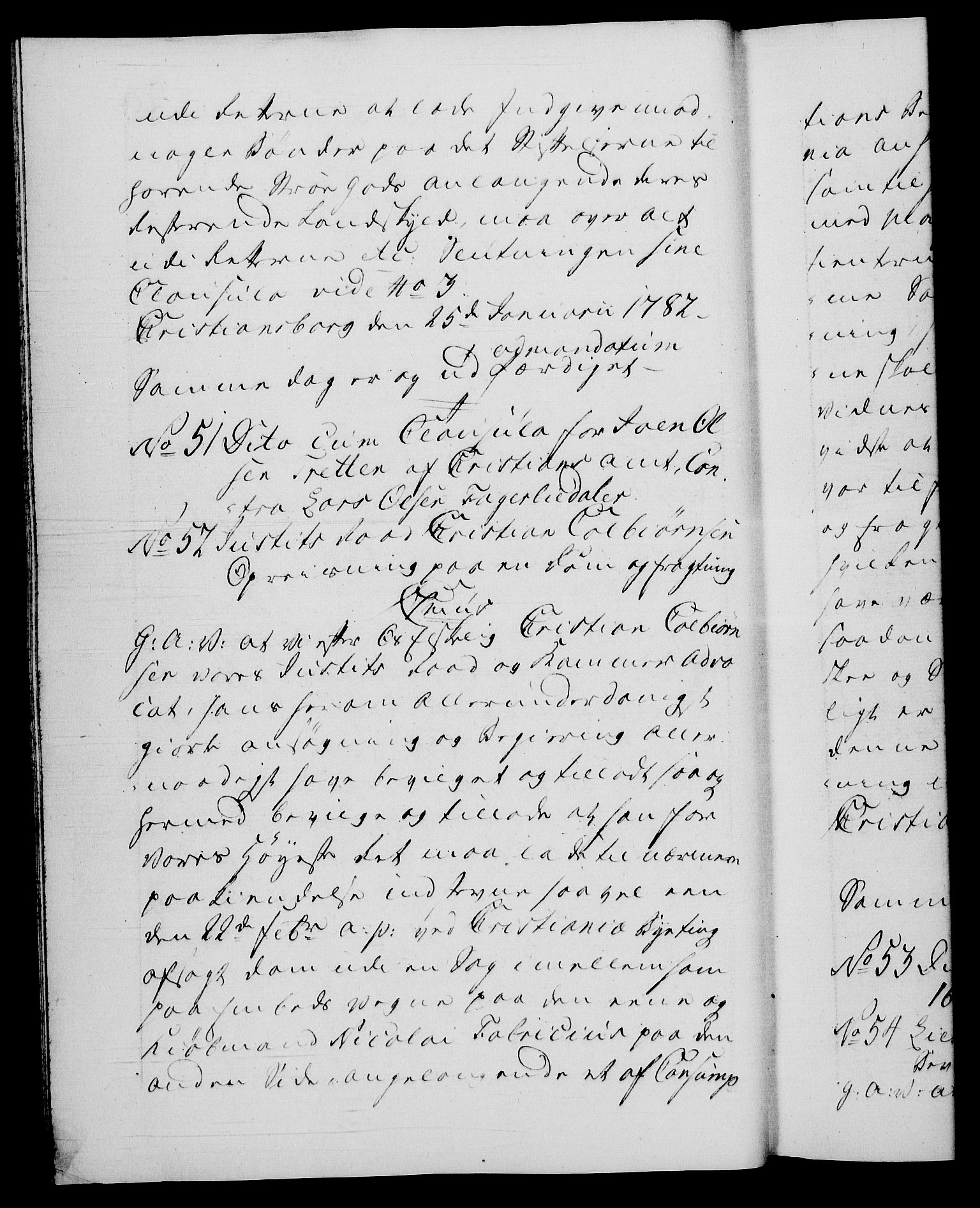 Danske Kanselli 1572-1799, RA/EA-3023/F/Fc/Fca/Fcaa/L0049: Norske registre, 1782-1783, s. 26b