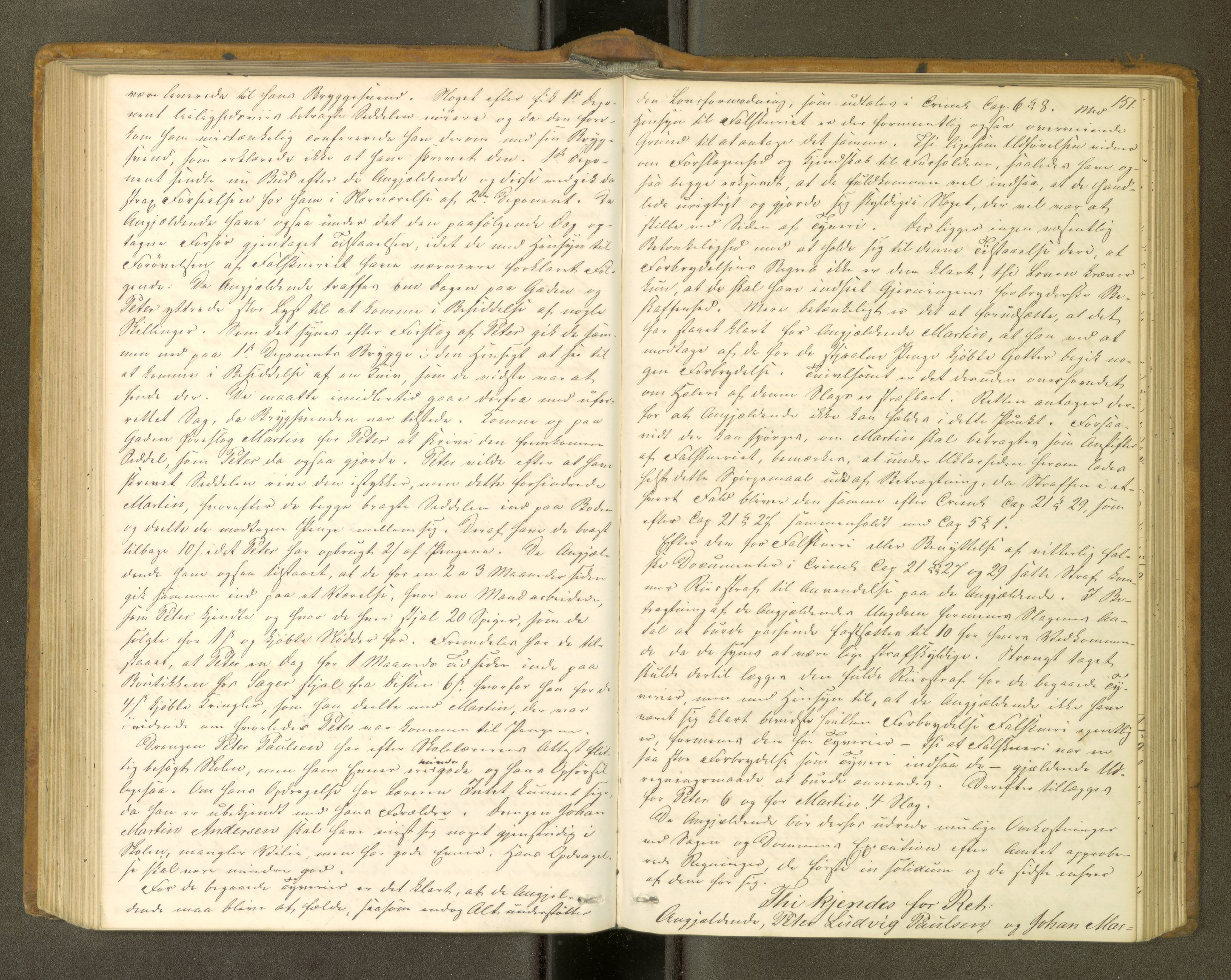 Kristiansund byfogd, AV/SAT-A-4587/A/04/L0002: Domprotokoll. Aut. 30.03.1857, 1857-1861, s. 150b-151a