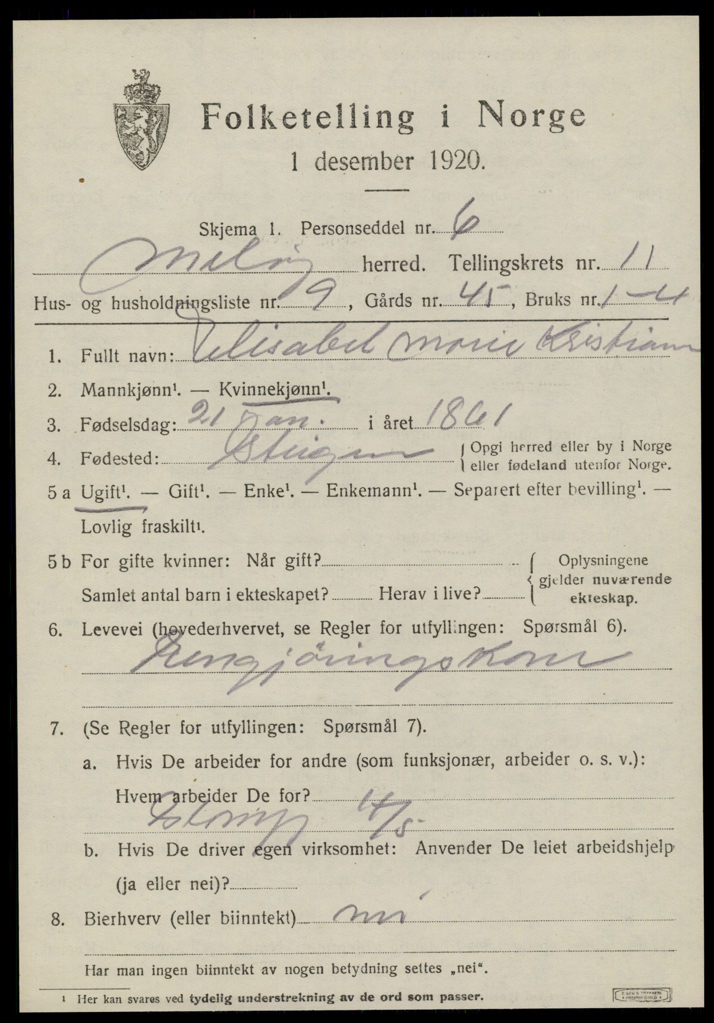 SAT, Folketelling 1920 for 1837 Meløy herred, 1920, s. 5709