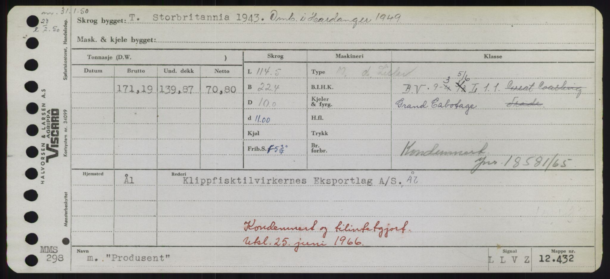 Sjøfartsdirektoratet med forløpere, Skipsmålingen, AV/RA-S-1627/H/Hd/L0029: Fartøy, P, s. 613