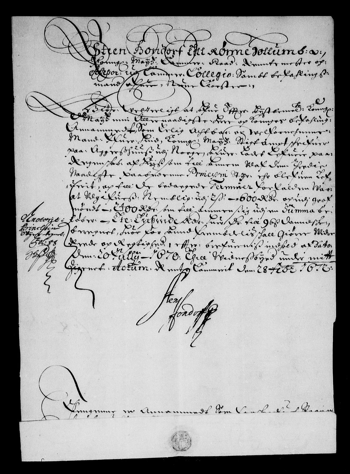 Rentekammeret inntil 1814, Reviderte regnskaper, Stiftamtstueregnskaper, Landkommissariatet på Akershus og Akershus stiftamt, AV/RA-EA-5869/R/Rb/L0082: Akershus stiftamt, 1670-1672