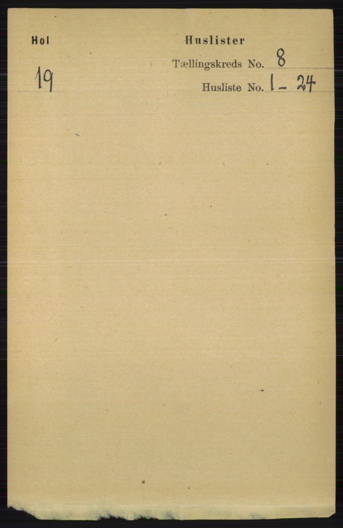 RA, Folketelling 1891 for 0620 Hol herred, 1891, s. 2211