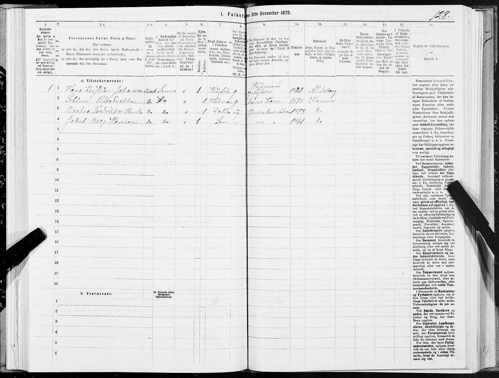 SAT, Folketelling 1875 for 1820P Alstahaug prestegjeld, 1875, s. 3128