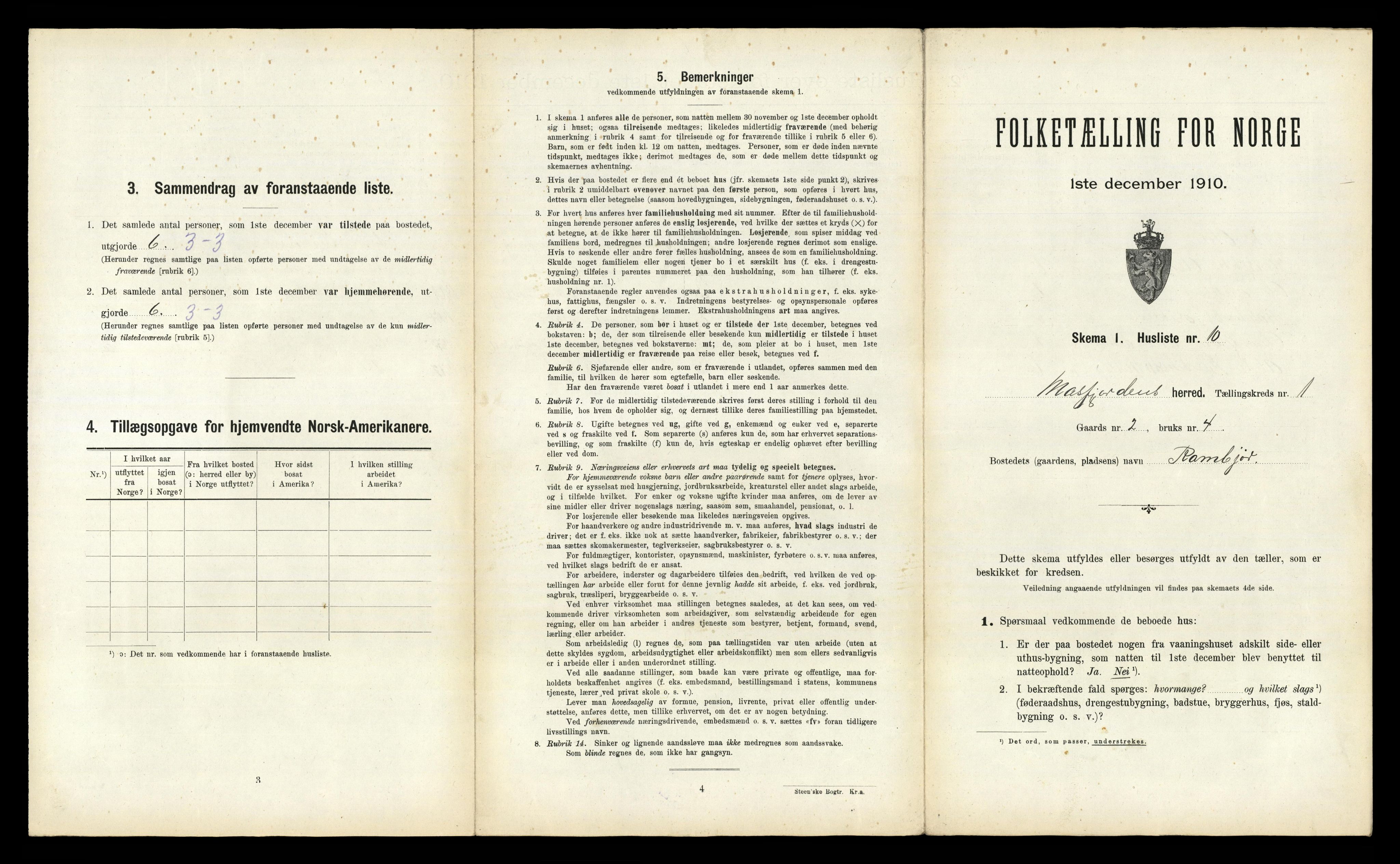 RA, Folketelling 1910 for 1266 Masfjorden herred, 1910, s. 60
