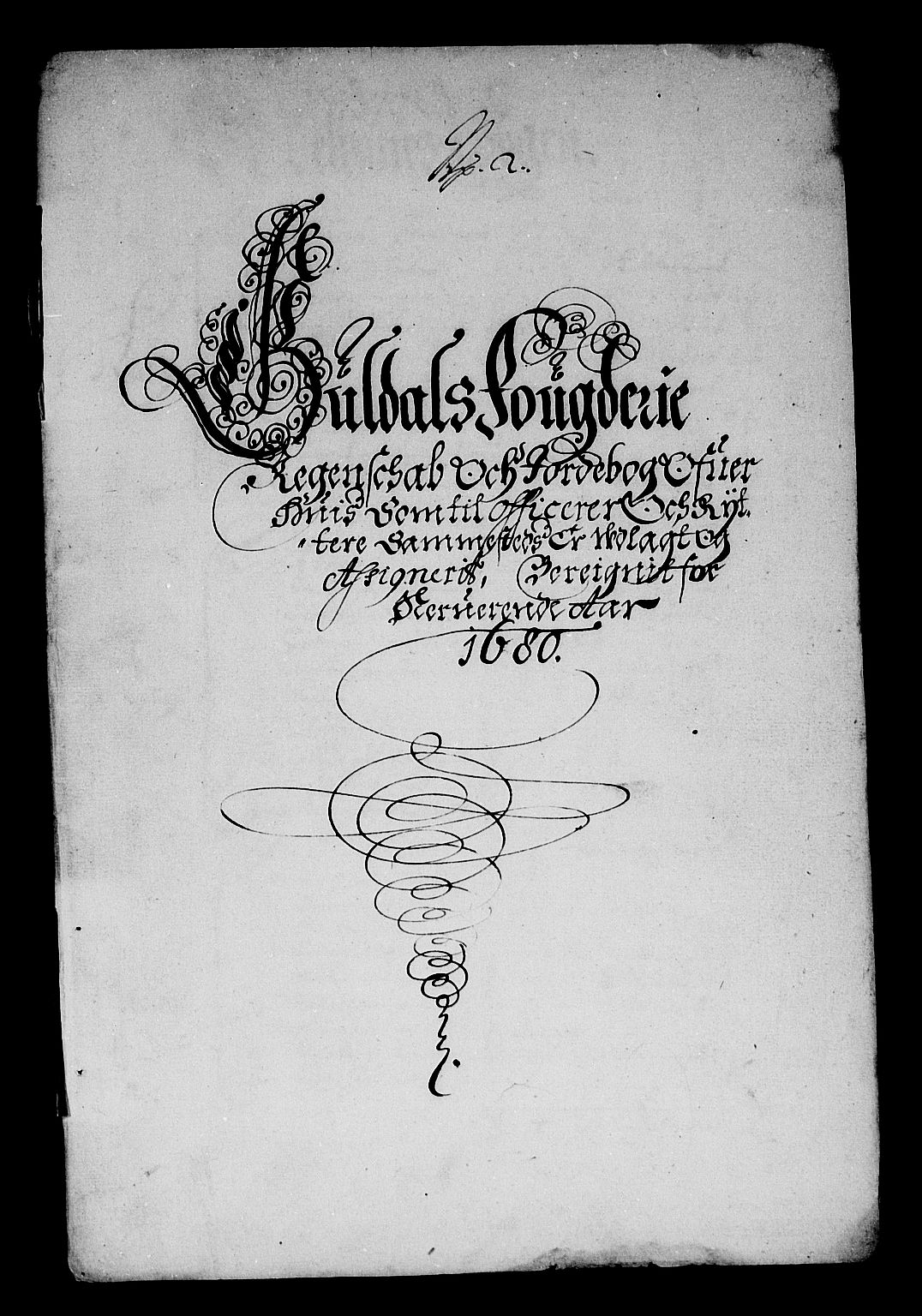 Rentekammeret inntil 1814, Reviderte regnskaper, Stiftamtstueregnskaper, Trondheim stiftamt og Nordland amt, AV/RA-EA-6044/R/Rf/L0059: Trondheim stiftamt, 1680