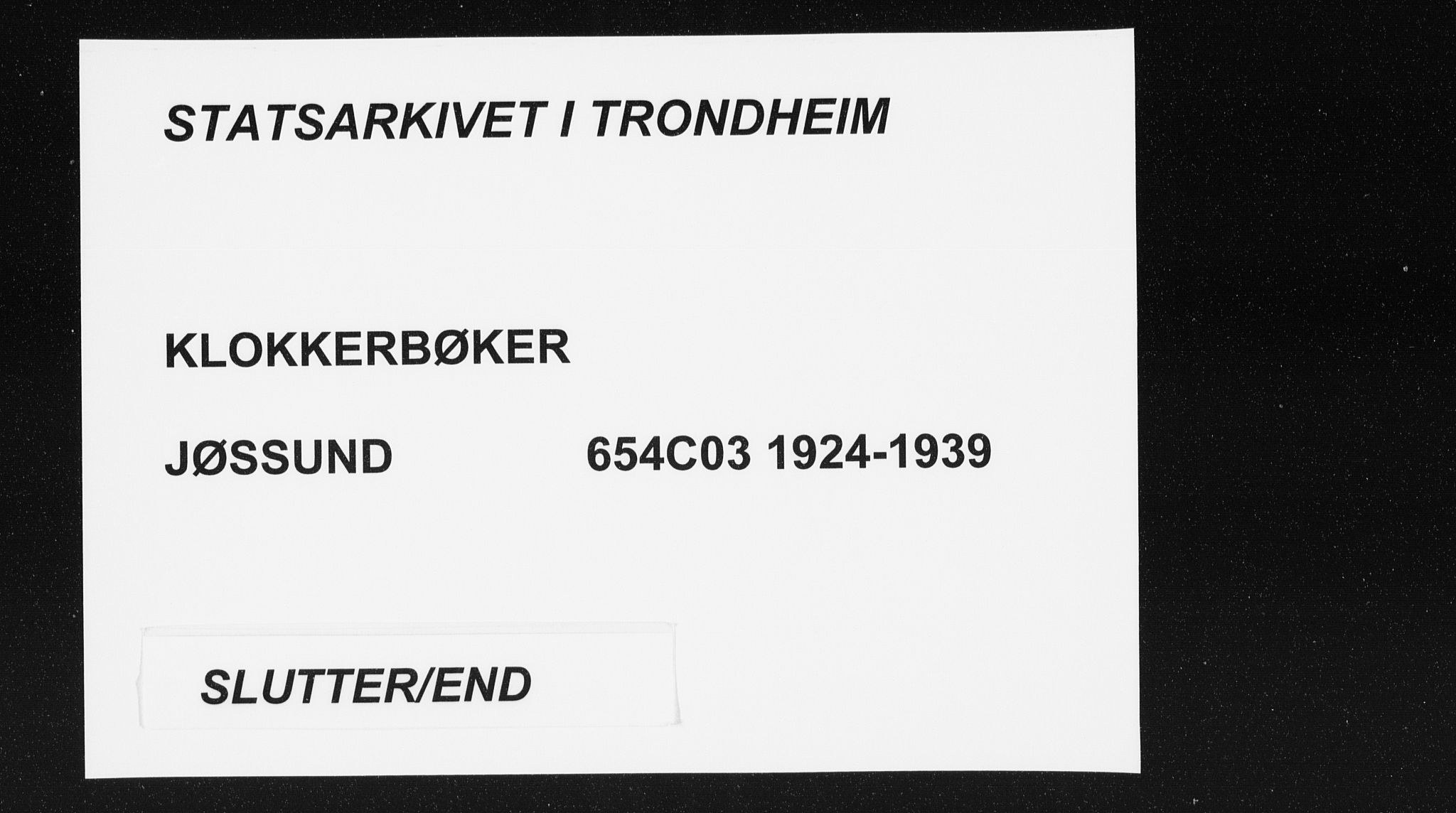 Ministerialprotokoller, klokkerbøker og fødselsregistre - Sør-Trøndelag, AV/SAT-A-1456/654/L0667: Klokkerbok nr. 654C03, 1924-1939