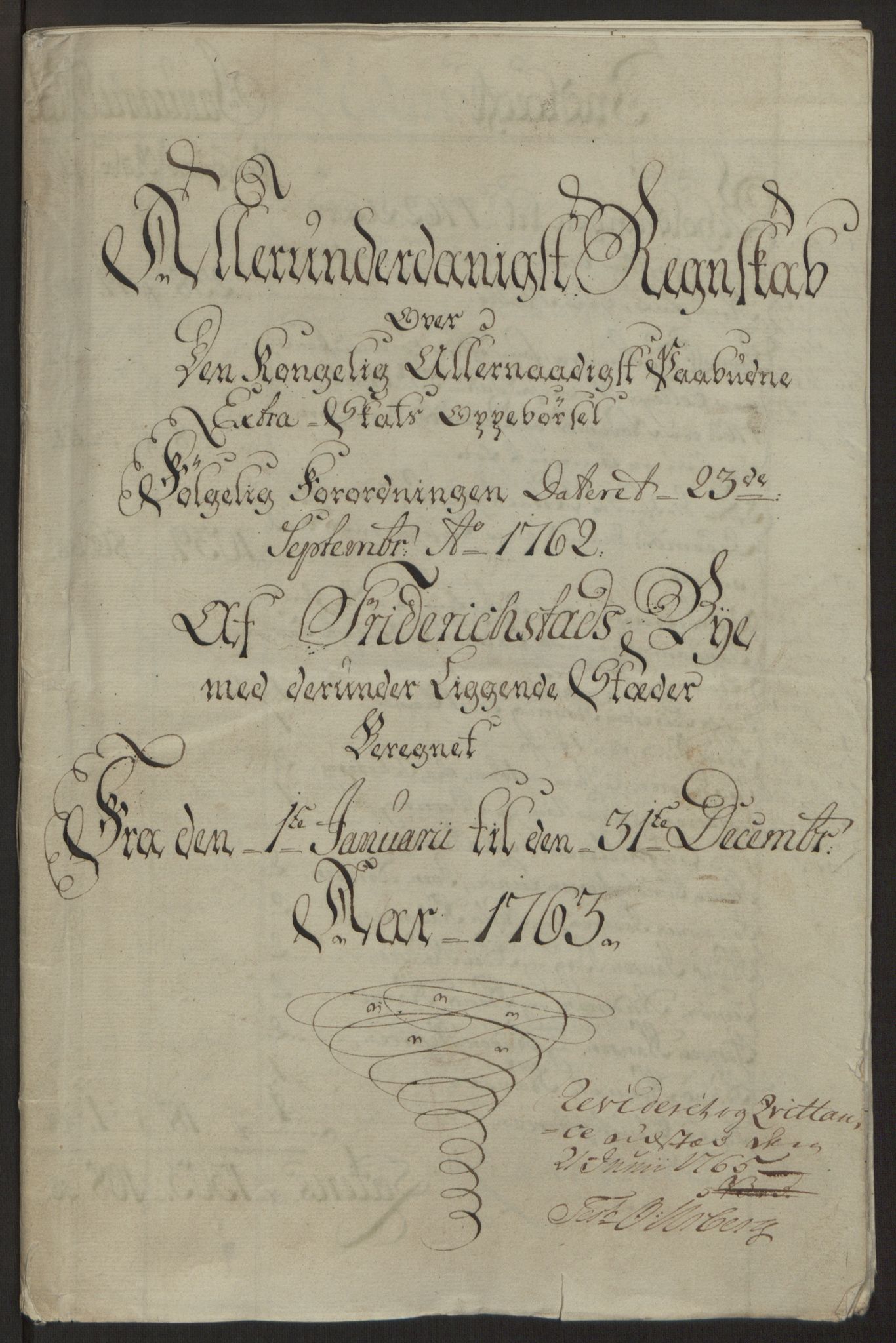 Rentekammeret inntil 1814, Reviderte regnskaper, Byregnskaper, AV/RA-EA-4066/R/Rb/L0029/0001: [B3] Kontribusjonsregnskap / Ekstraskatt, 1762-1772, s. 58