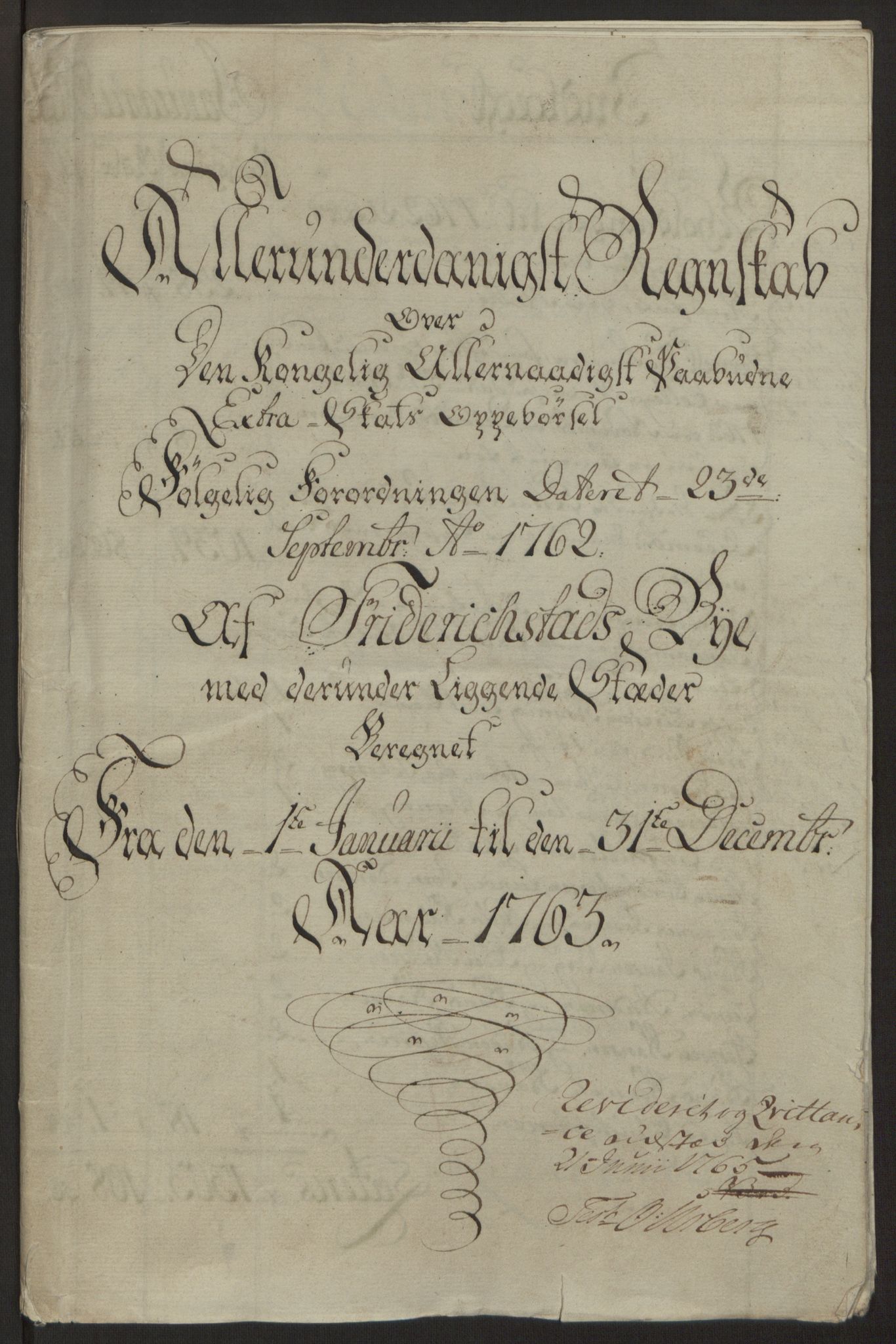 Rentekammeret inntil 1814, Reviderte regnskaper, Byregnskaper, RA/EA-4066/R/Rb/L0029/0001: [B3] Kontribusjonsregnskap / Ekstraskatt, 1762-1772, s. 58