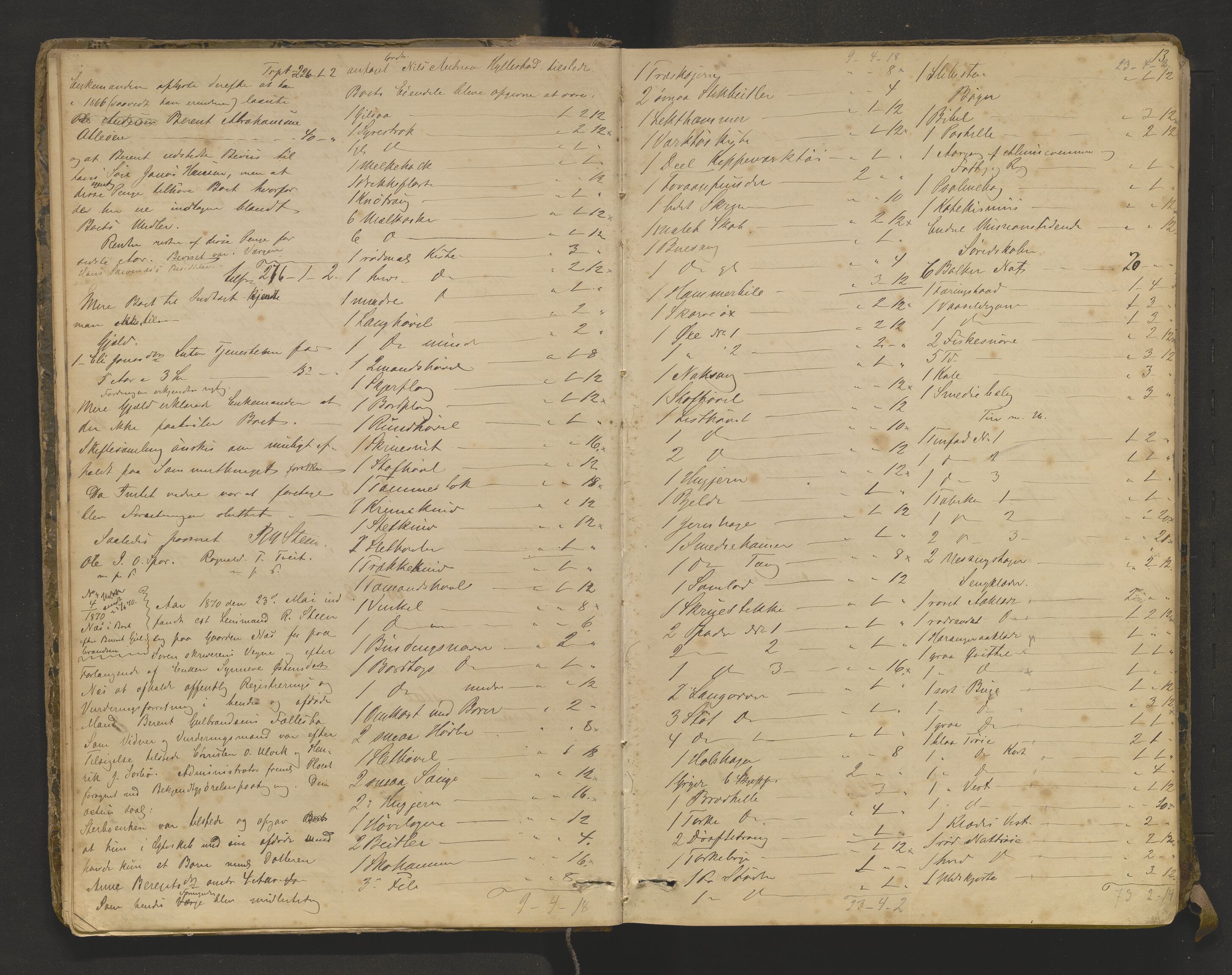 Lensmannen i Askvoll, AV/SAB-A-26301/0006/L0003: Registreringsprotokoll, 1869-1904, s. 12b-13a
