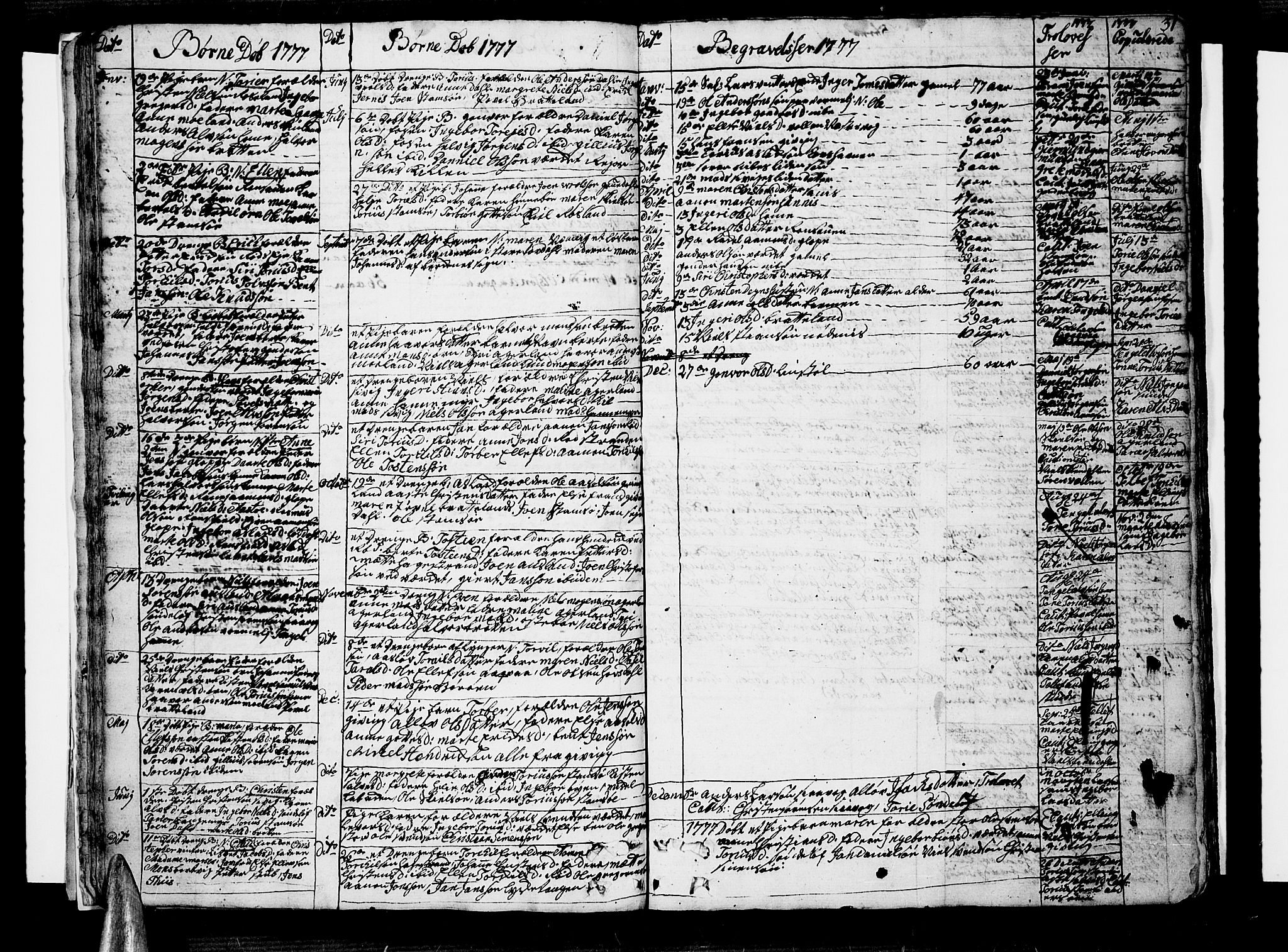 Søndeled sokneprestkontor, AV/SAK-1111-0038/F/Fb/L0001: Klokkerbok nr. B 1, 1746-1816, s. 32