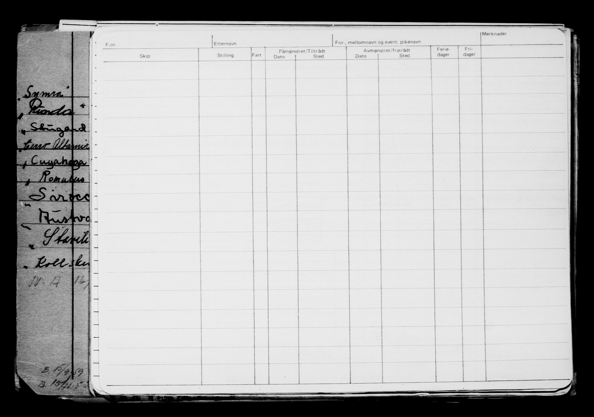 Direktoratet for sjømenn, AV/RA-S-3545/G/Gb/L0141: Hovedkort, 1916, s. 426