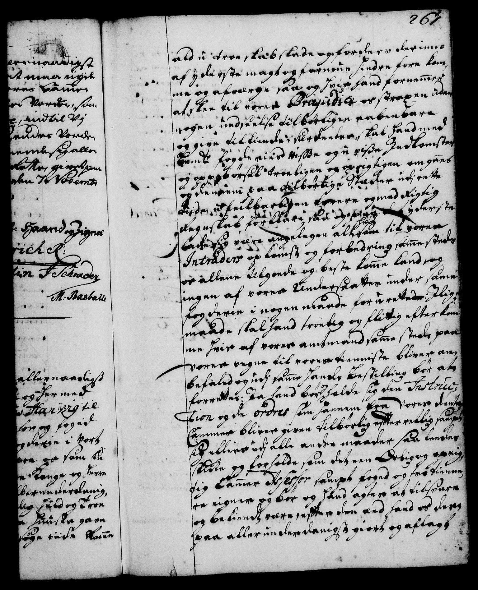Rentekammeret, Kammerkanselliet, AV/RA-EA-3111/G/Gg/Gge/L0001: Norsk bestallingsprotokoll med register (merket RK 53.25), 1720-1730, s. 261