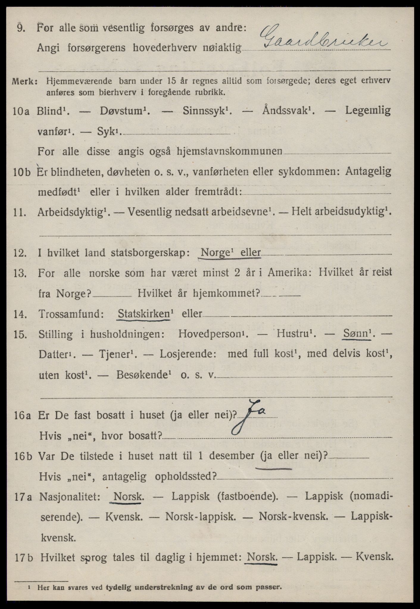 SAT, Folketelling 1920 for 1634 Oppdal herred, 1920, s. 6810