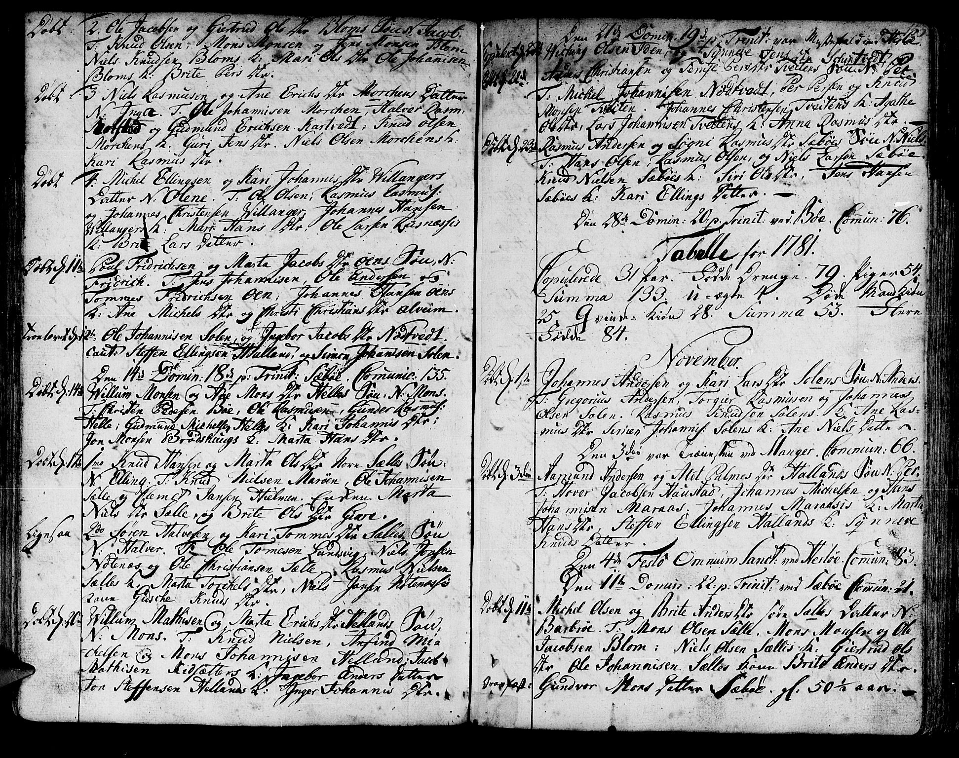 Manger sokneprestembete, SAB/A-76801/H/Haa: Ministerialbok nr. A 1, 1759-1791, s. 153