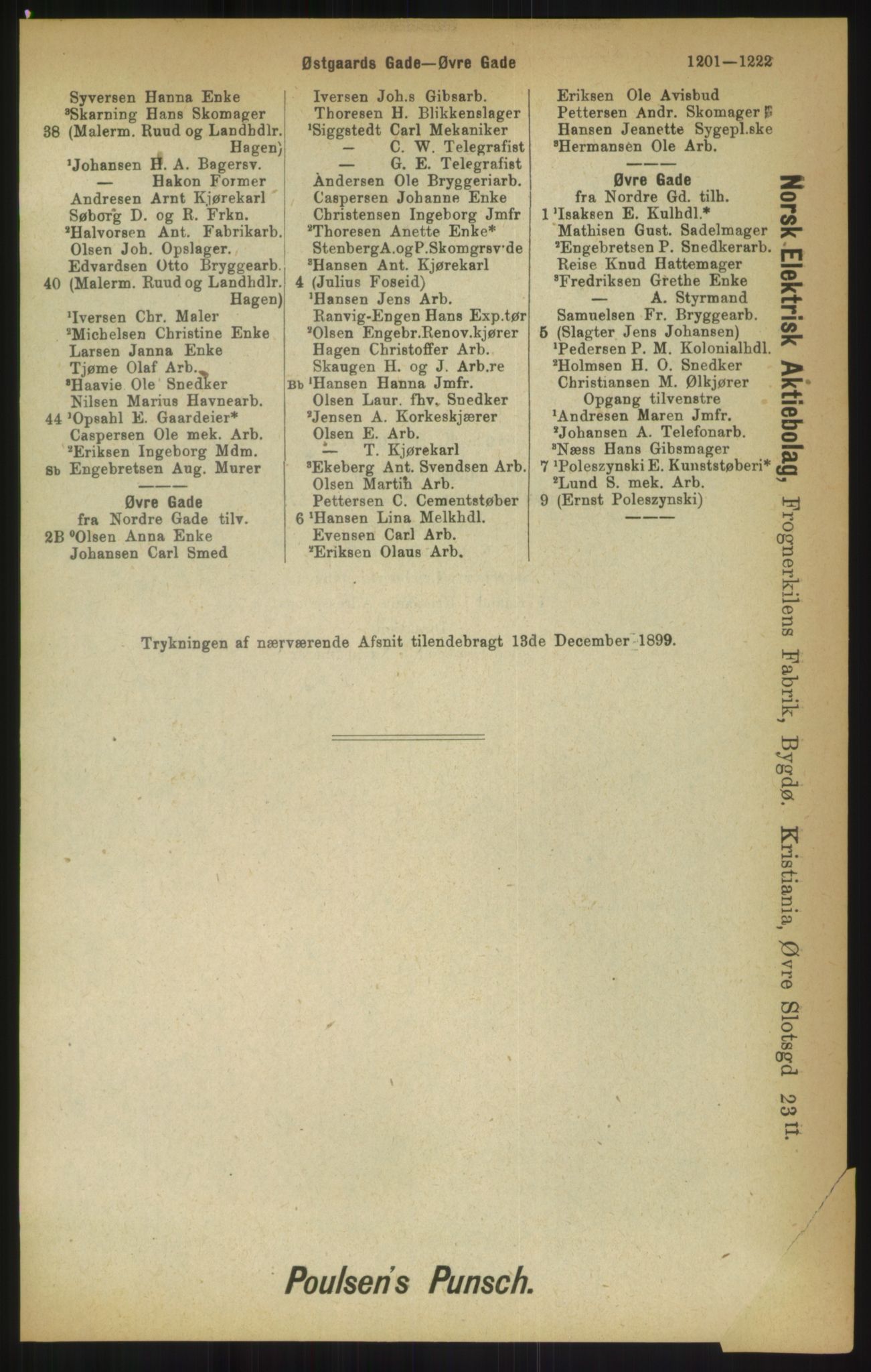 Kristiania/Oslo adressebok, PUBL/-, 1900, s. 1201