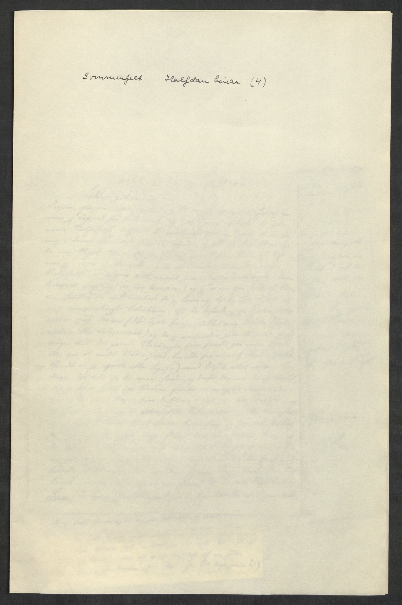 Botten-Hansen, Paul, RA/PA-0017/F/L0001: Brev til Botten-Hansen, avsendere ordnet etter alfabetisk rekkefølge fra A-Ø, 1846-1866, s. 430