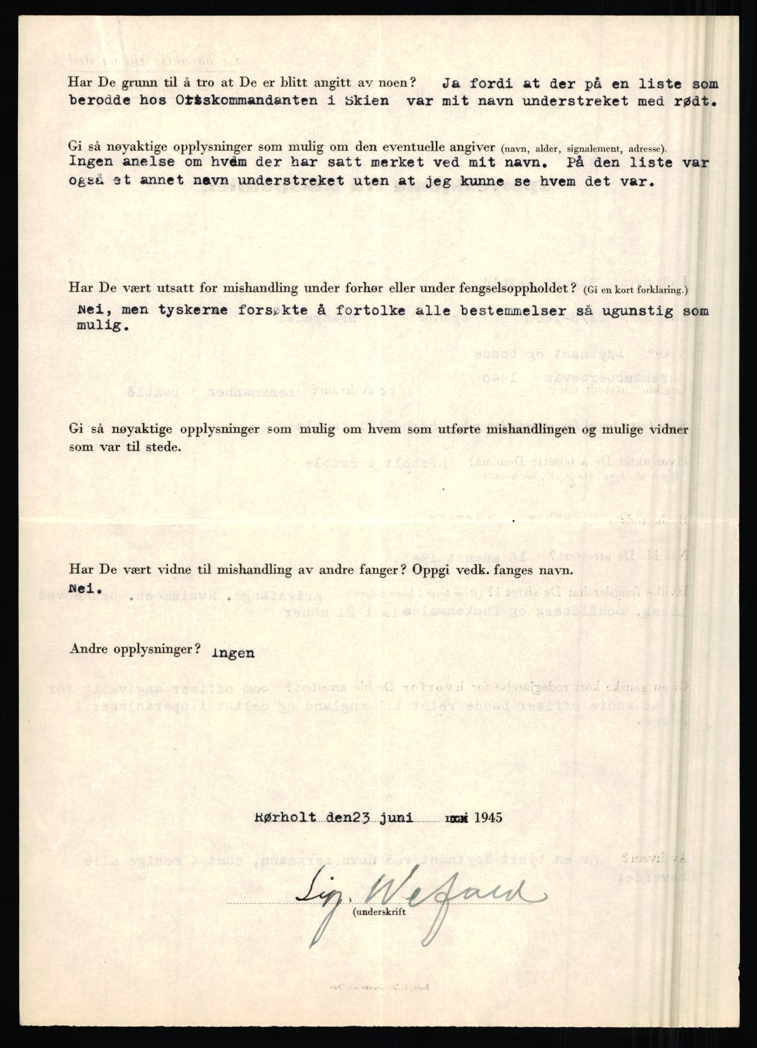 Rikspolitisjefen, AV/RA-S-1560/L/L0017: Tidemann, Hermann G. - Veum, Tjostolv, 1940-1945, s. 1017