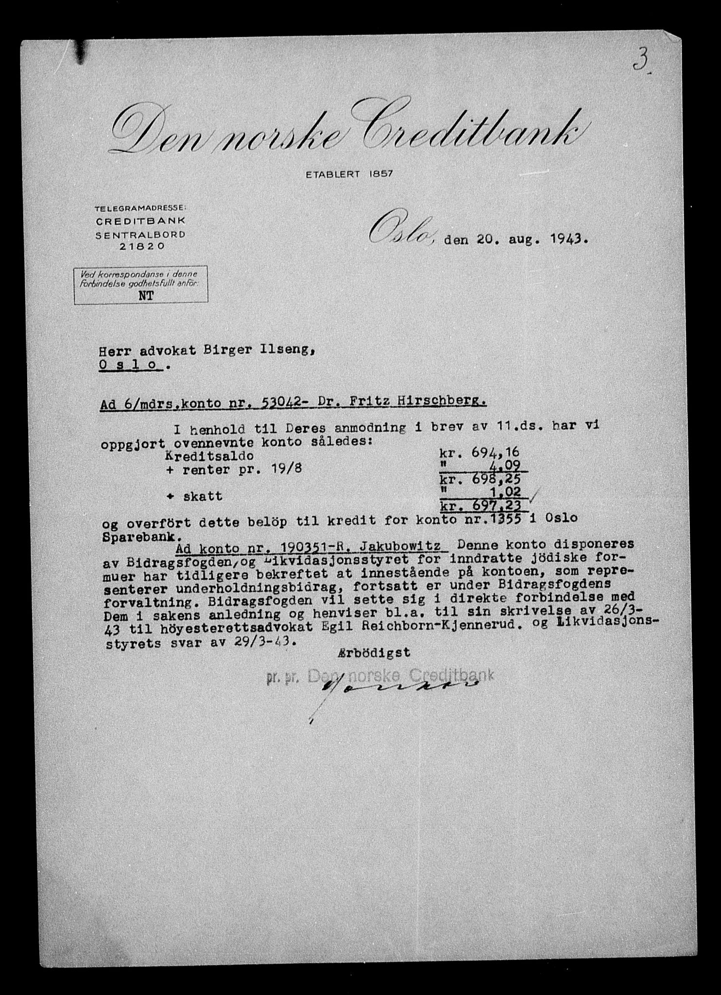 Justisdepartementet, Tilbakeføringskontoret for inndratte formuer, AV/RA-S-1564/H/Hc/Hcc/L0943: --, 1945-1947, s. 671