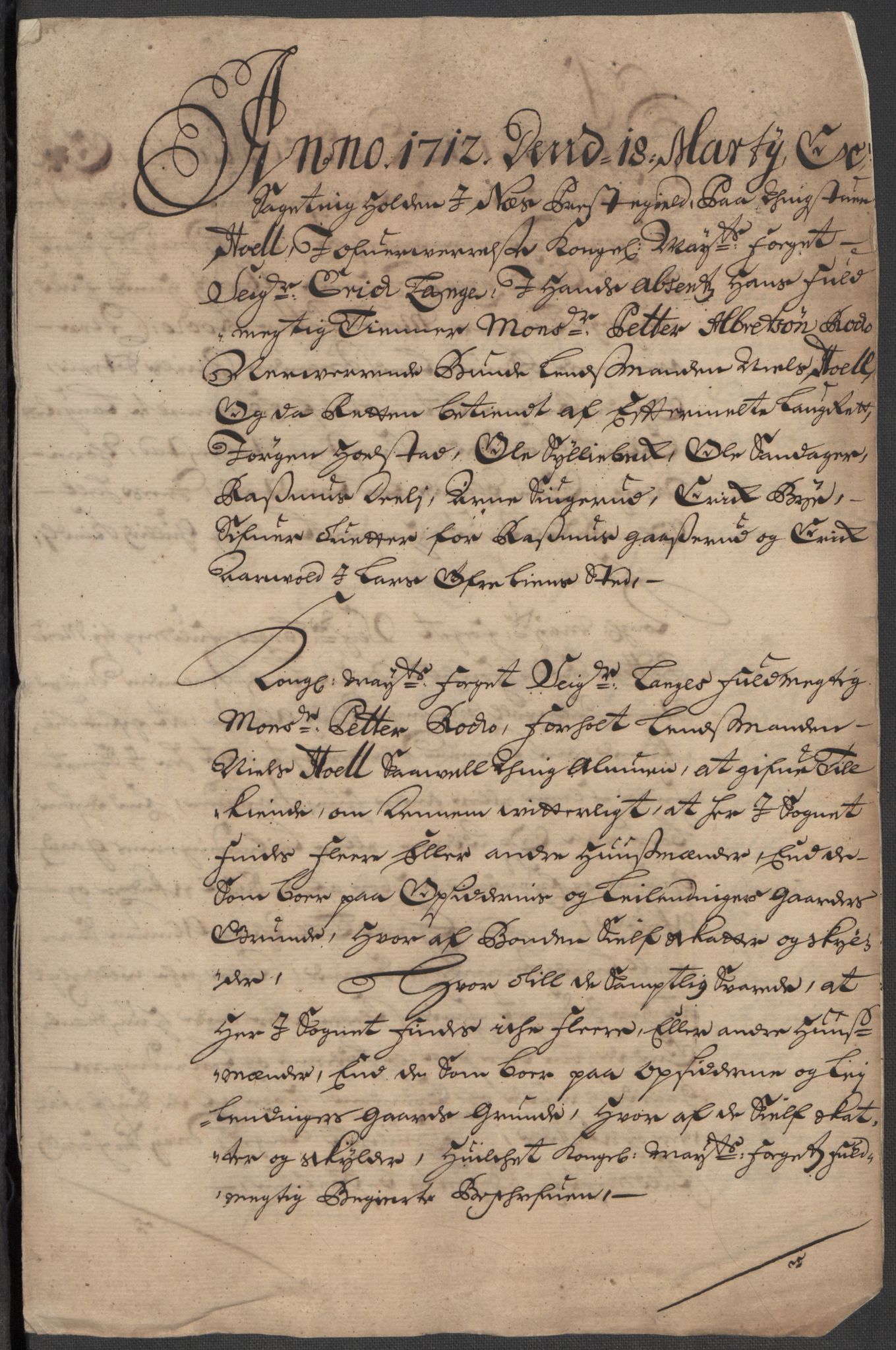 Rentekammeret inntil 1814, Reviderte regnskaper, Fogderegnskap, RA/EA-4092/R16/L1049: Fogderegnskap Hedmark, 1712, s. 153