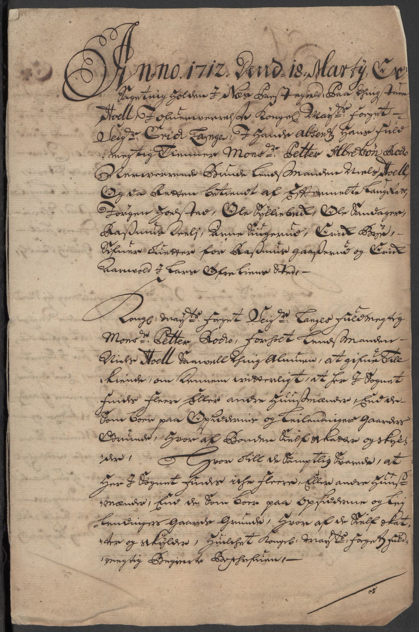 Rentekammeret inntil 1814, Reviderte regnskaper, Fogderegnskap, AV/RA-EA-4092/R16/L1049: Fogderegnskap Hedmark, 1712, s. 153