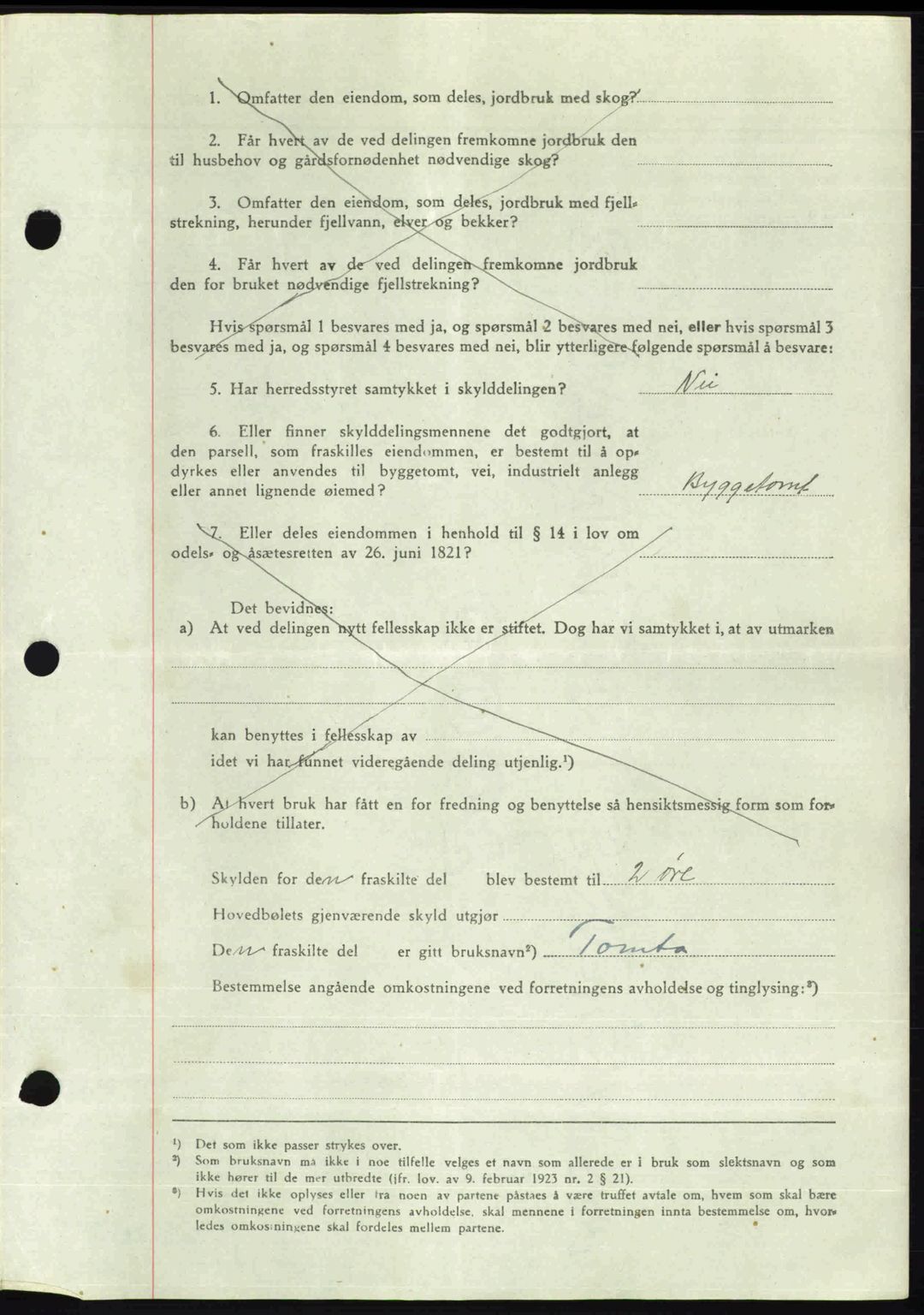 Romsdal sorenskriveri, AV/SAT-A-4149/1/2/2C: Pantebok nr. A21, 1946-1946, Dagboknr: 2867/1946