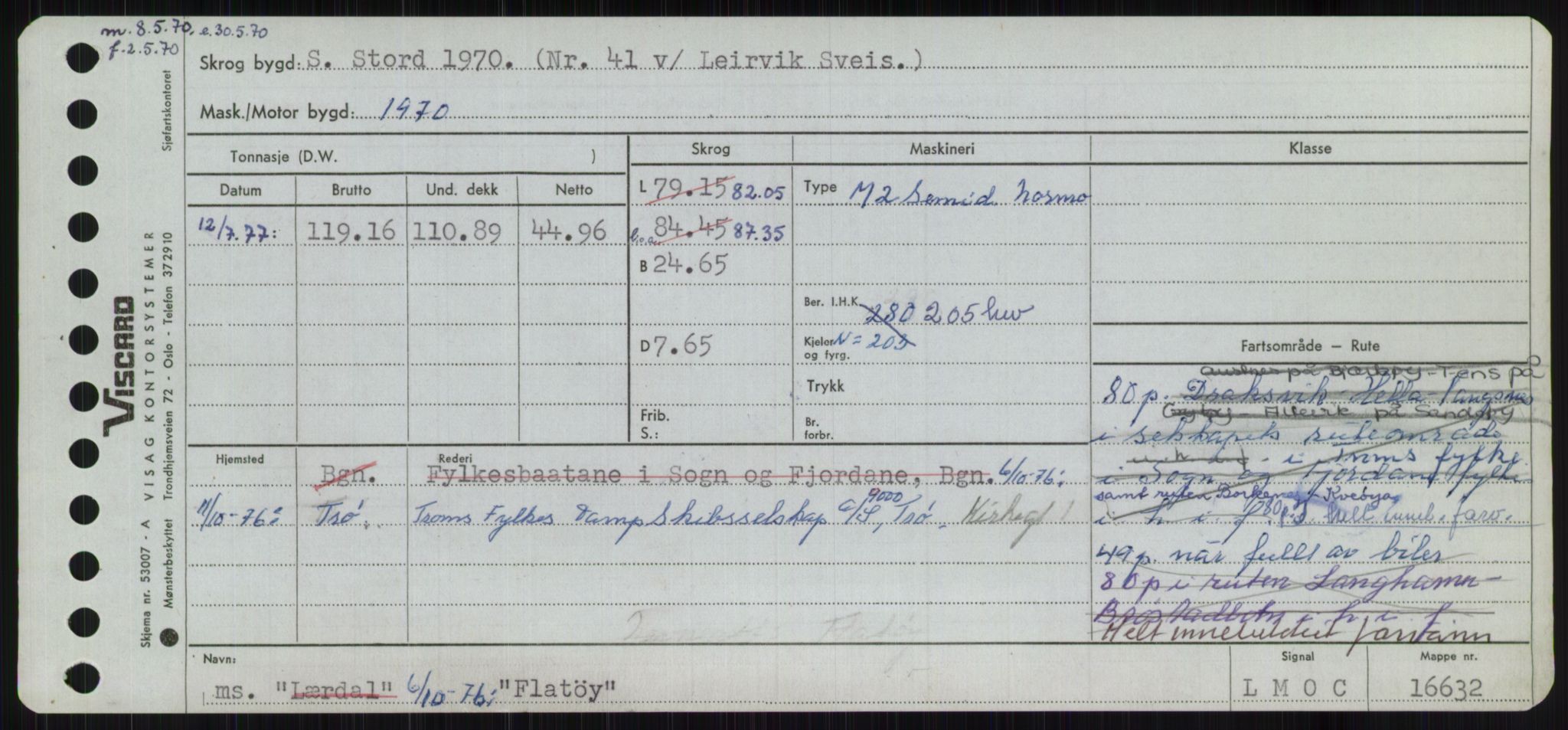 Sjøfartsdirektoratet med forløpere, Skipsmålingen, AV/RA-S-1627/H/Ha/L0002/0001: Fartøy, Eik-Hill / Fartøy, Eik-F, s. 579