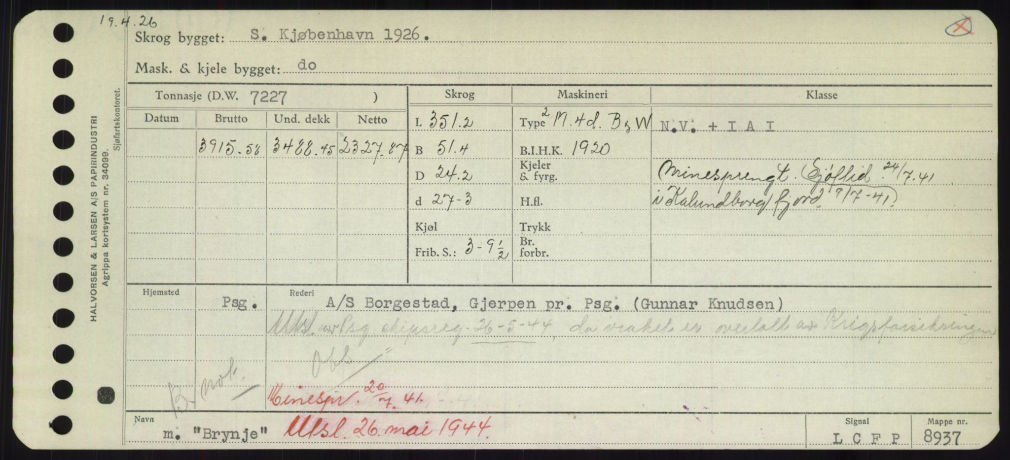 Sjøfartsdirektoratet med forløpere, Skipsmålingen, AV/RA-S-1627/H/Hd/L0005: Fartøy, Br-Byg, s. 467