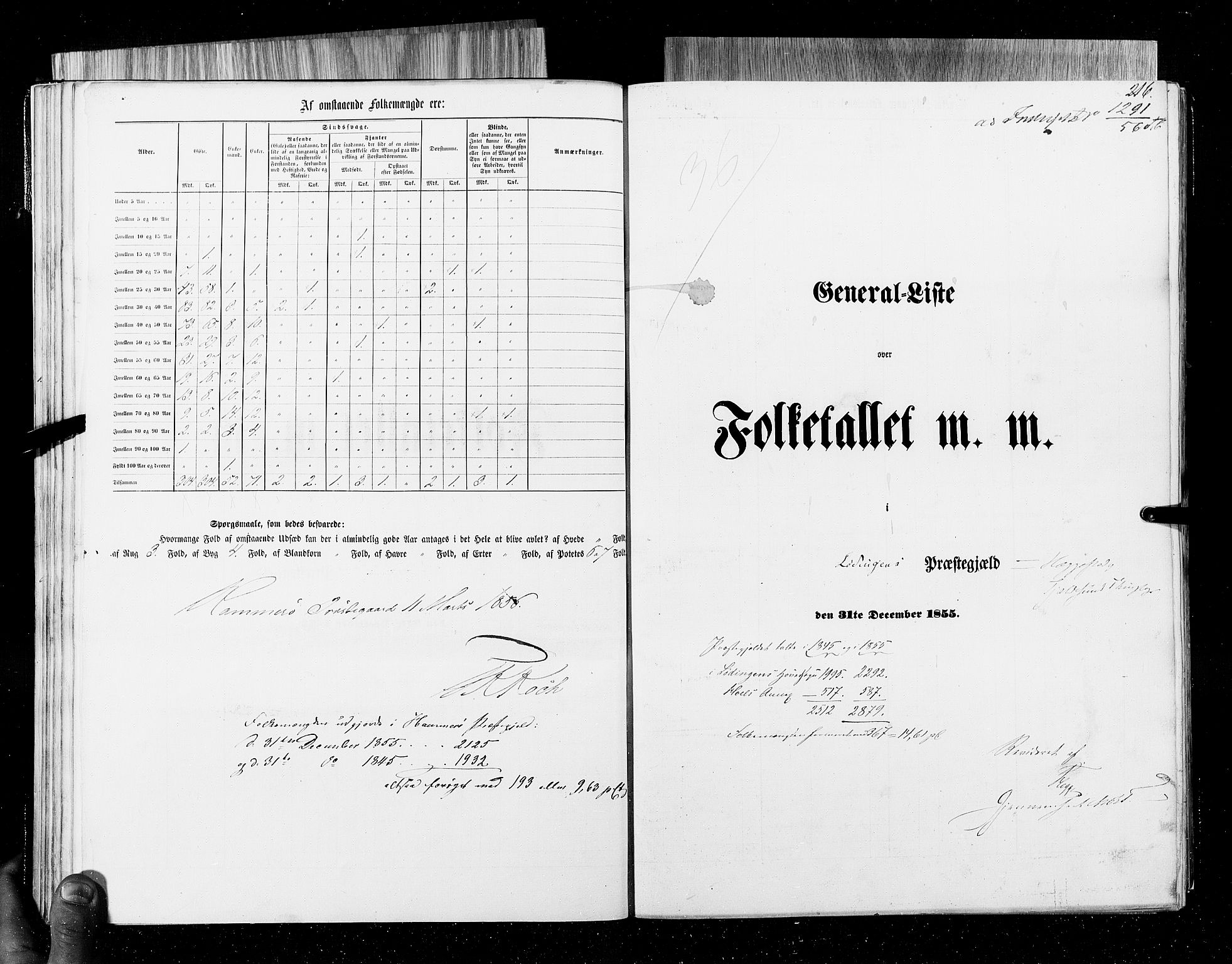 RA, Folketellingen 1855, bind 6B: Nordland amt og Finnmarken amt, 1855, s. 216