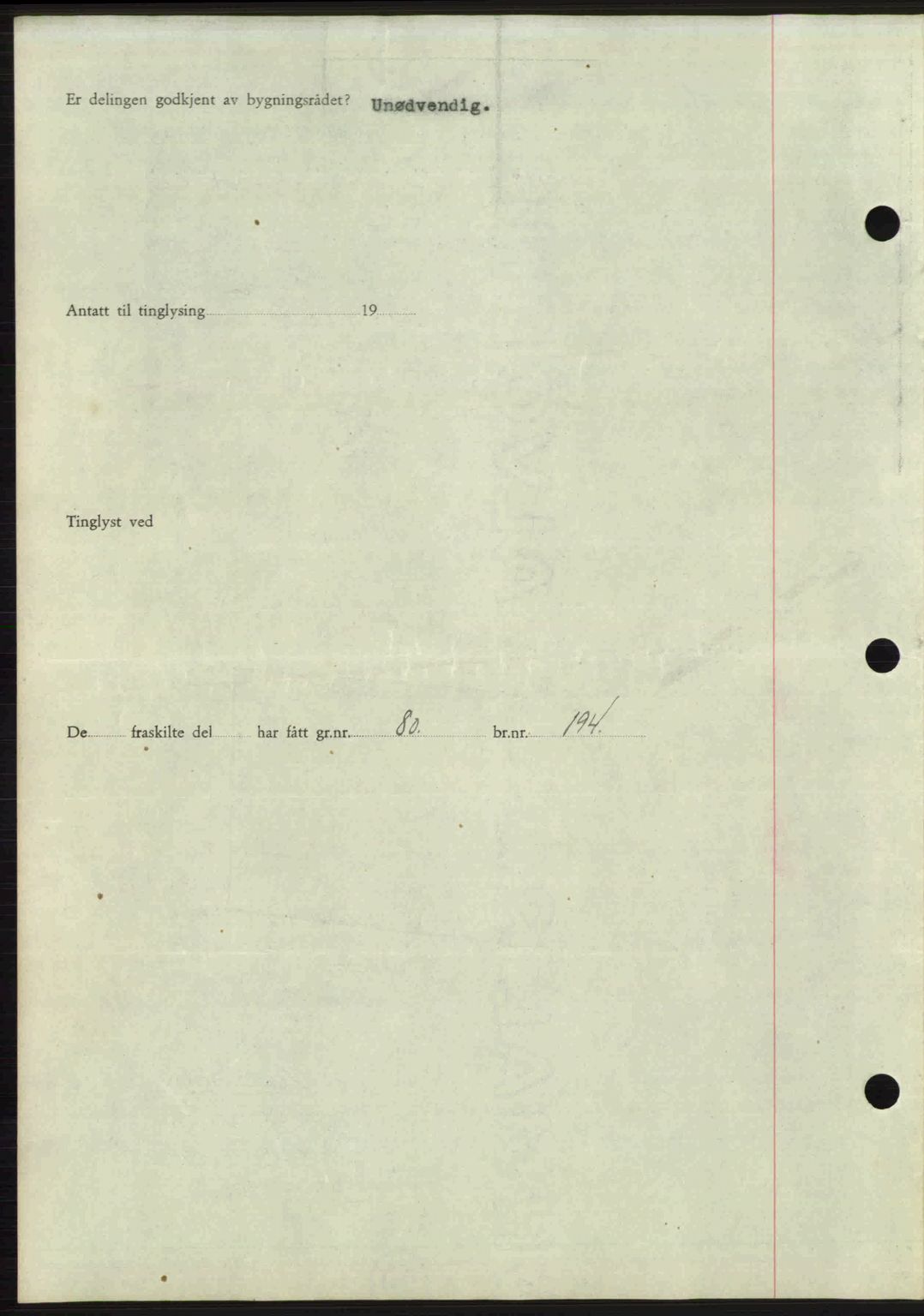 Rakkestad sorenskriveri, AV/SAO-A-10686/G/Gb/Gba/Gbab/L0012a: Pantebok nr. A12 I, 1945-1946, Dagboknr: 346/1946