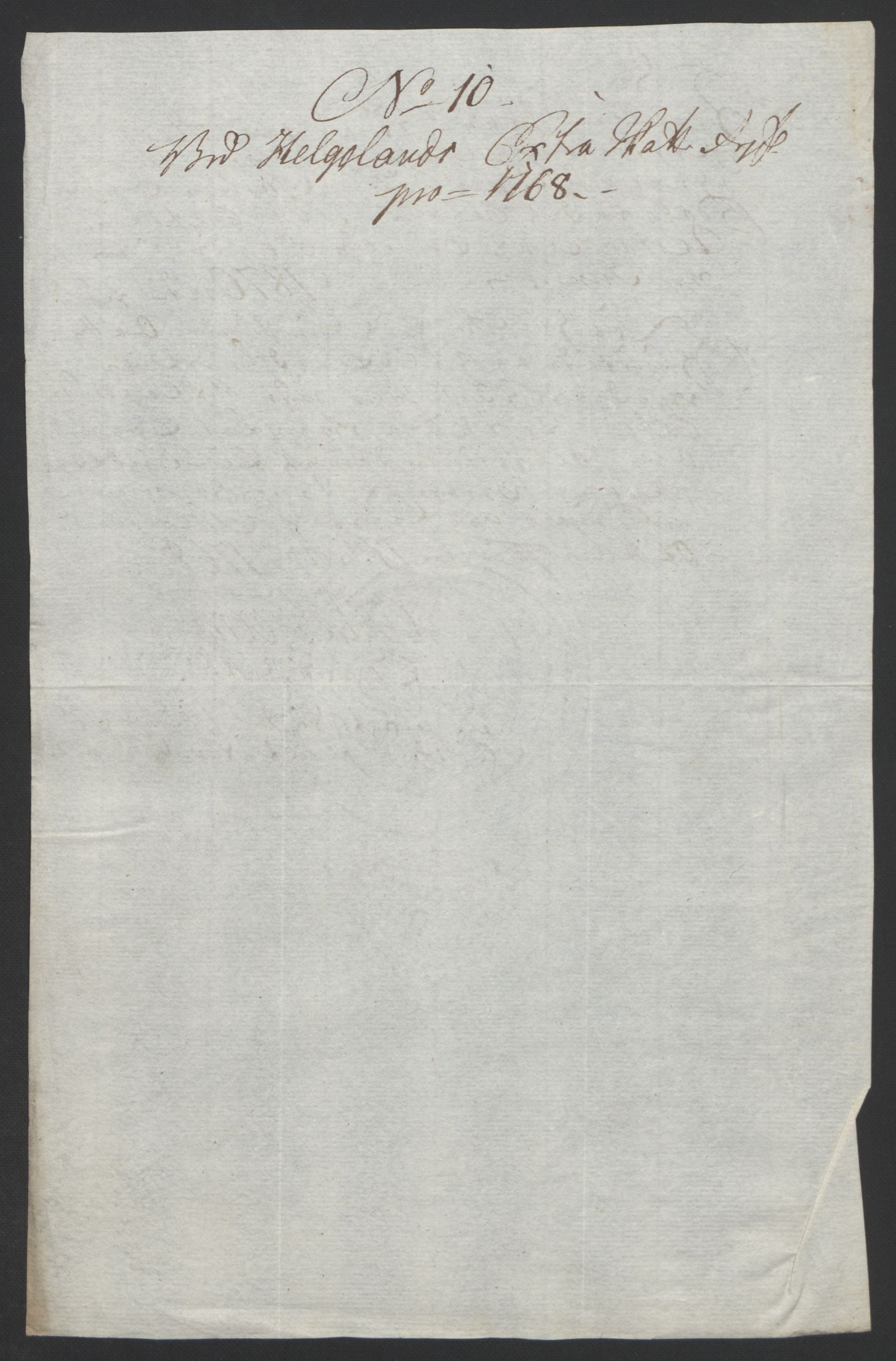 Rentekammeret inntil 1814, Reviderte regnskaper, Fogderegnskap, RA/EA-4092/R65/L4573: Ekstraskatten Helgeland, 1762-1772, s. 204