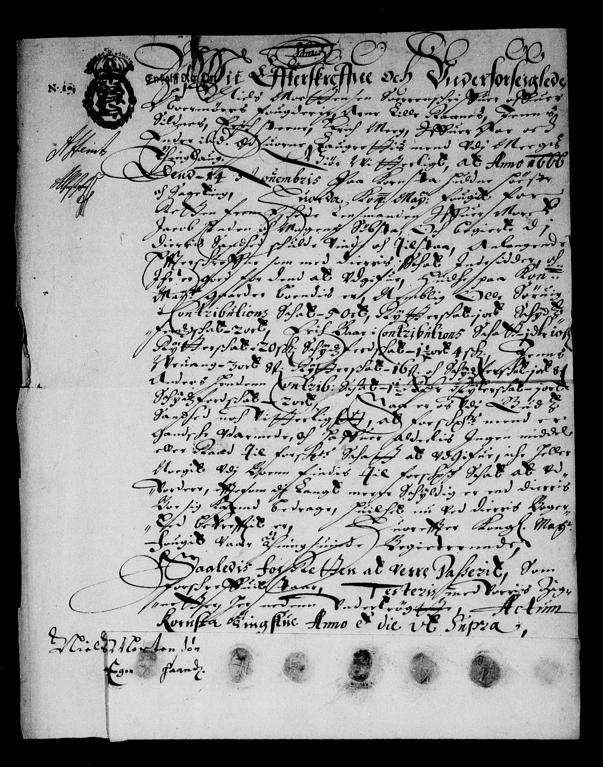 Rentekammeret inntil 1814, Reviderte regnskaper, Stiftamtstueregnskaper, Trondheim stiftamt og Nordland amt, AV/RA-EA-6044/R/Rd/L0017: Trondheim stiftamt, 1666