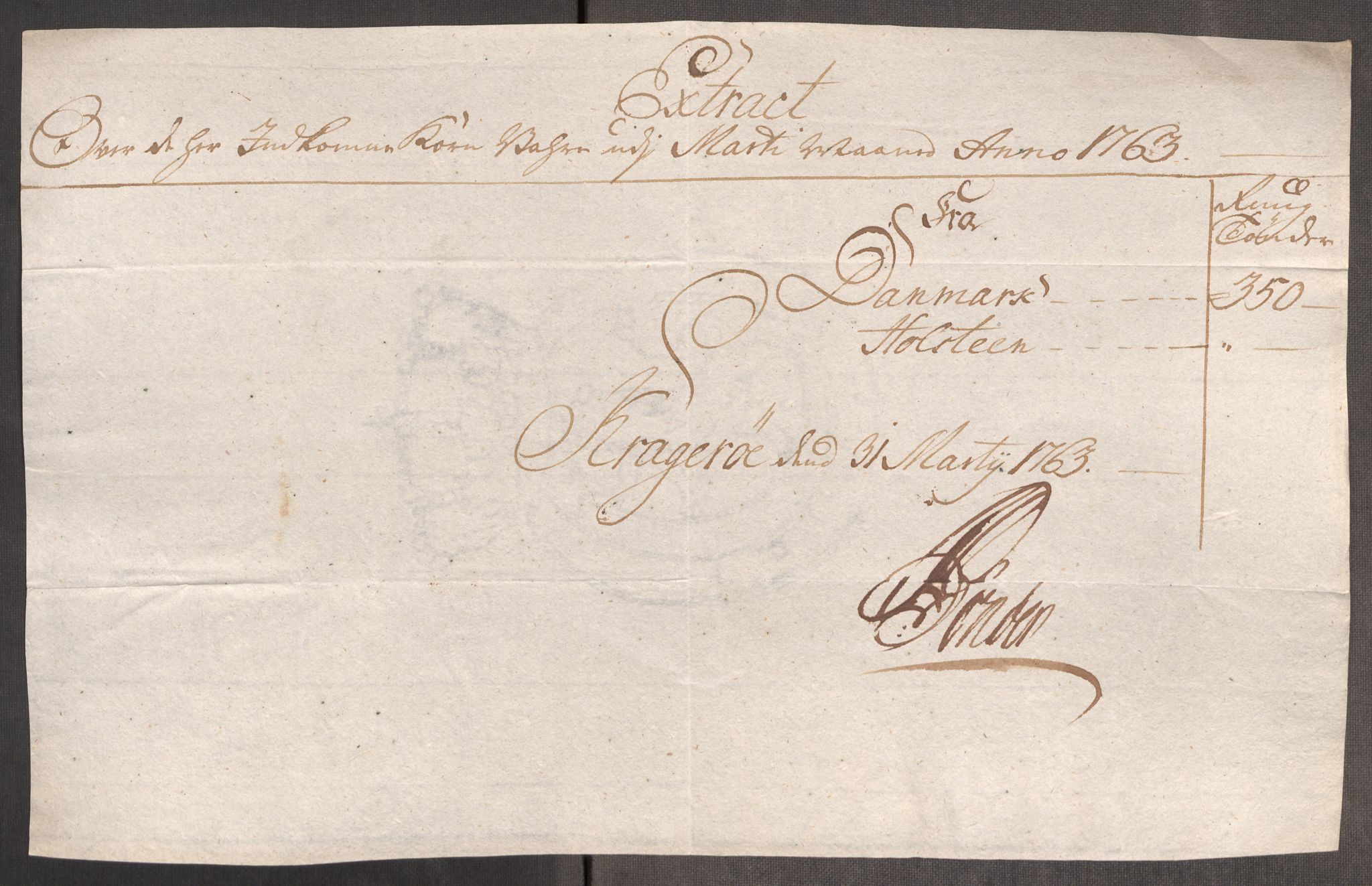 Rentekammeret inntil 1814, Realistisk ordnet avdeling, RA/EA-4070/Oe/L0007: [Ø1]: Priskuranter, 1761-1763, s. 702