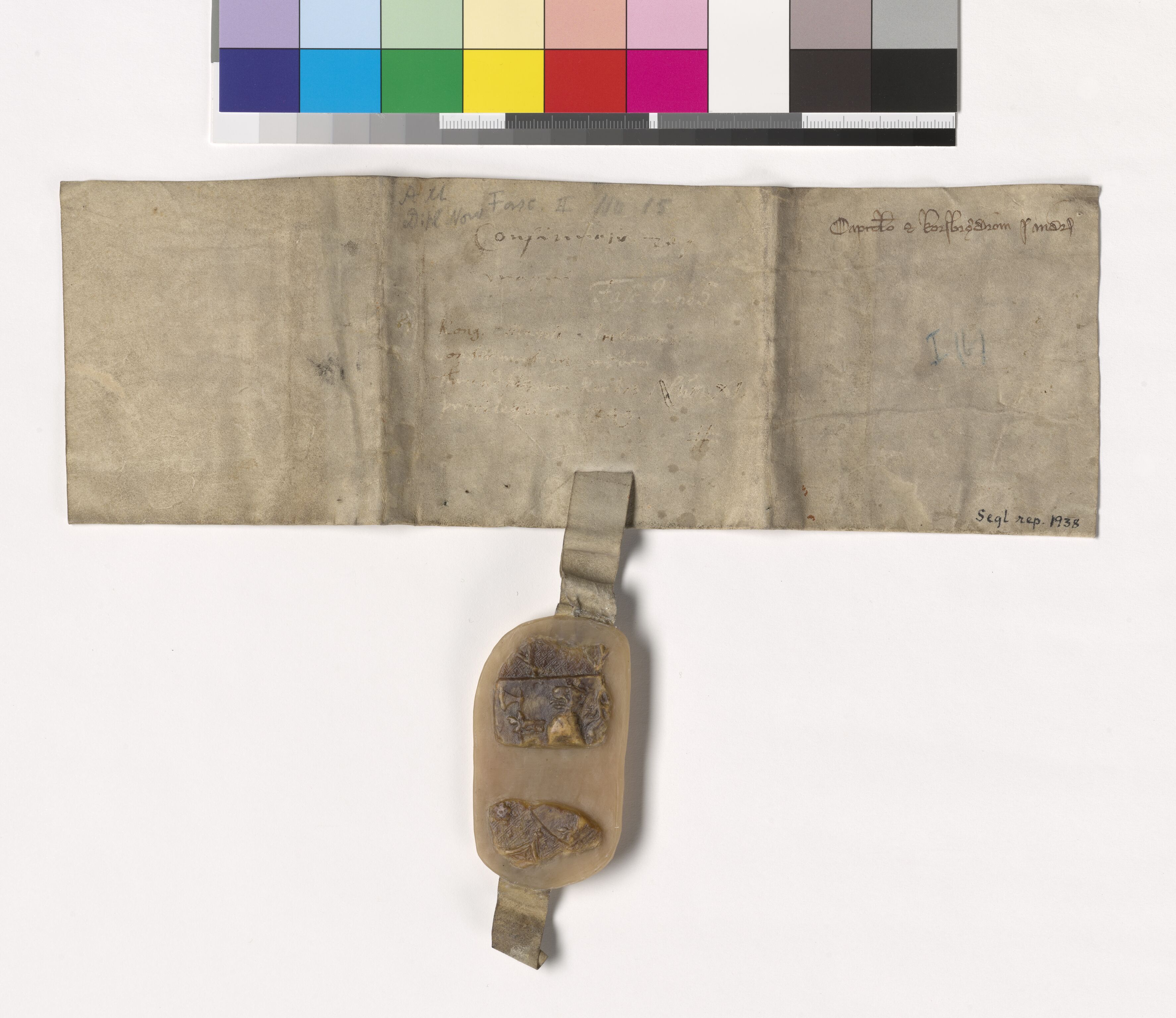 Riksarkivets diplomsamling, AV/RA-EA-5965/F05/L0009: NRA AM fasc. 2 nr. 15-20, 1349-1449, s. 3