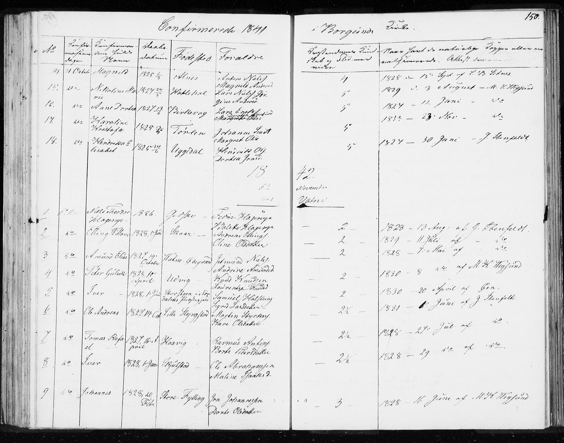 Ministerialprotokoller, klokkerbøker og fødselsregistre - Møre og Romsdal, AV/SAT-A-1454/528/L0414: Residerende kapellans bok nr. 528B02, 1833-1844, s. 150