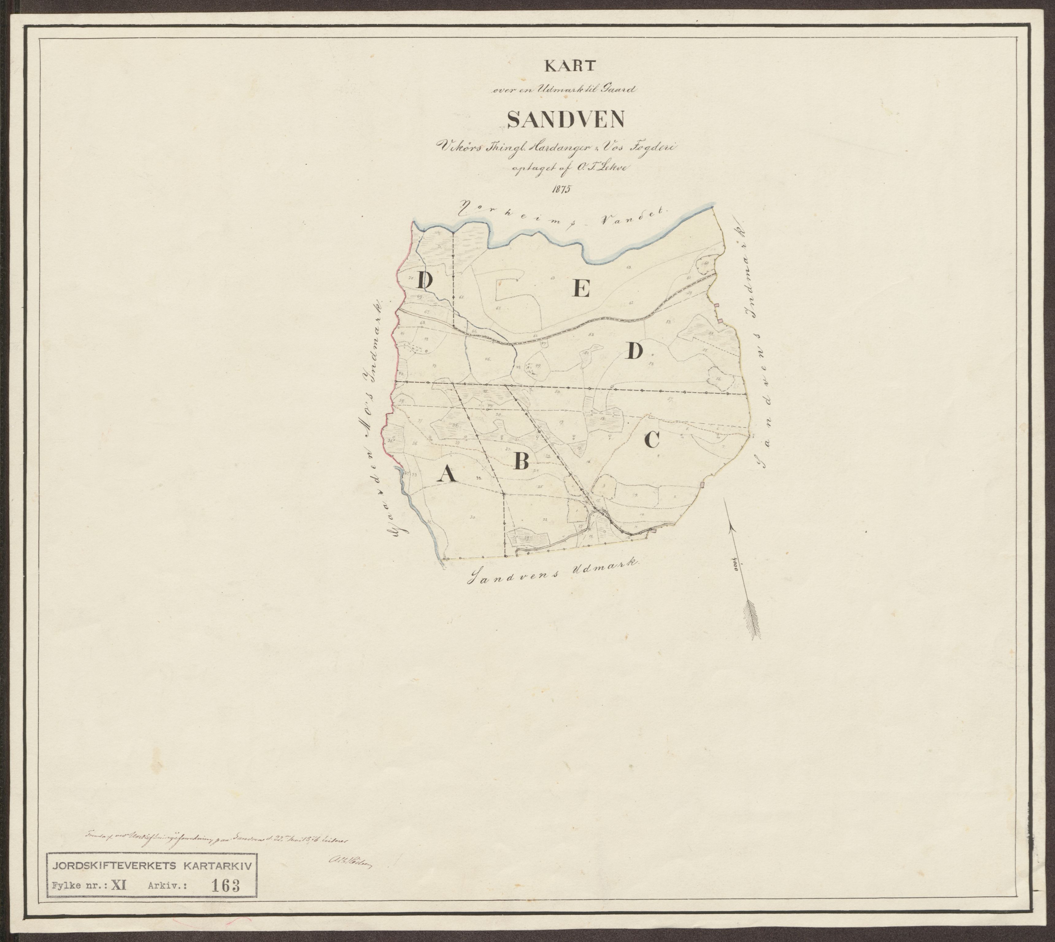 Jordskifteverkets kartarkiv, AV/RA-S-3929/T, 1859-1988, s. 263