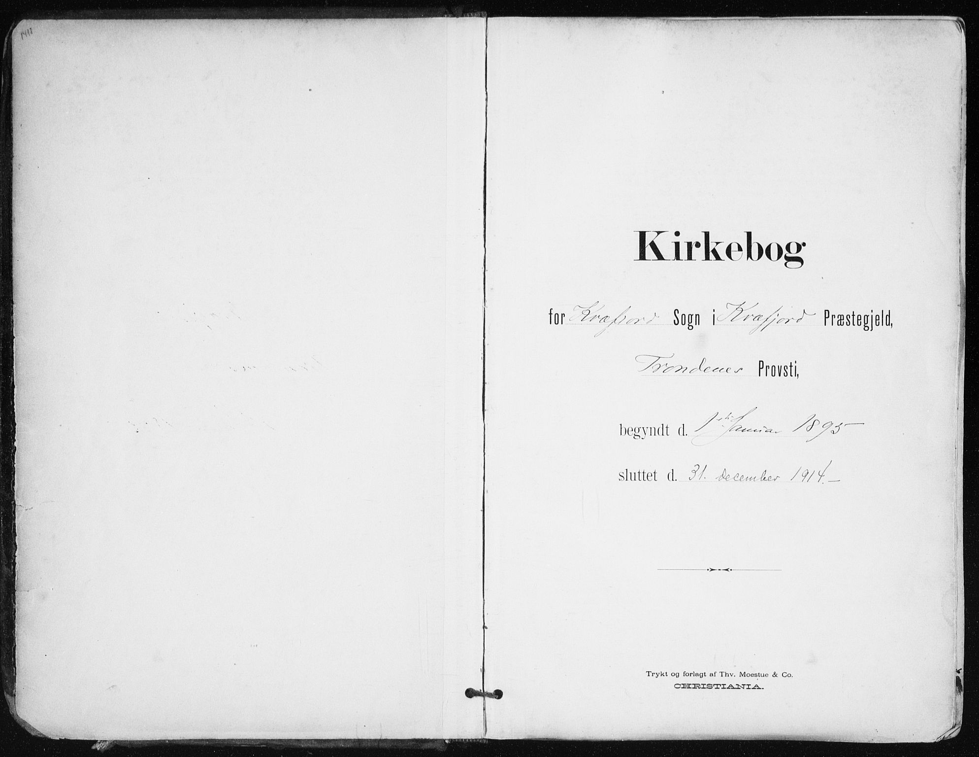 Kvæfjord sokneprestkontor, AV/SATØ-S-1323/G/Ga/Gaa/L0006kirke: Ministerialbok nr. 6, 1895-1914