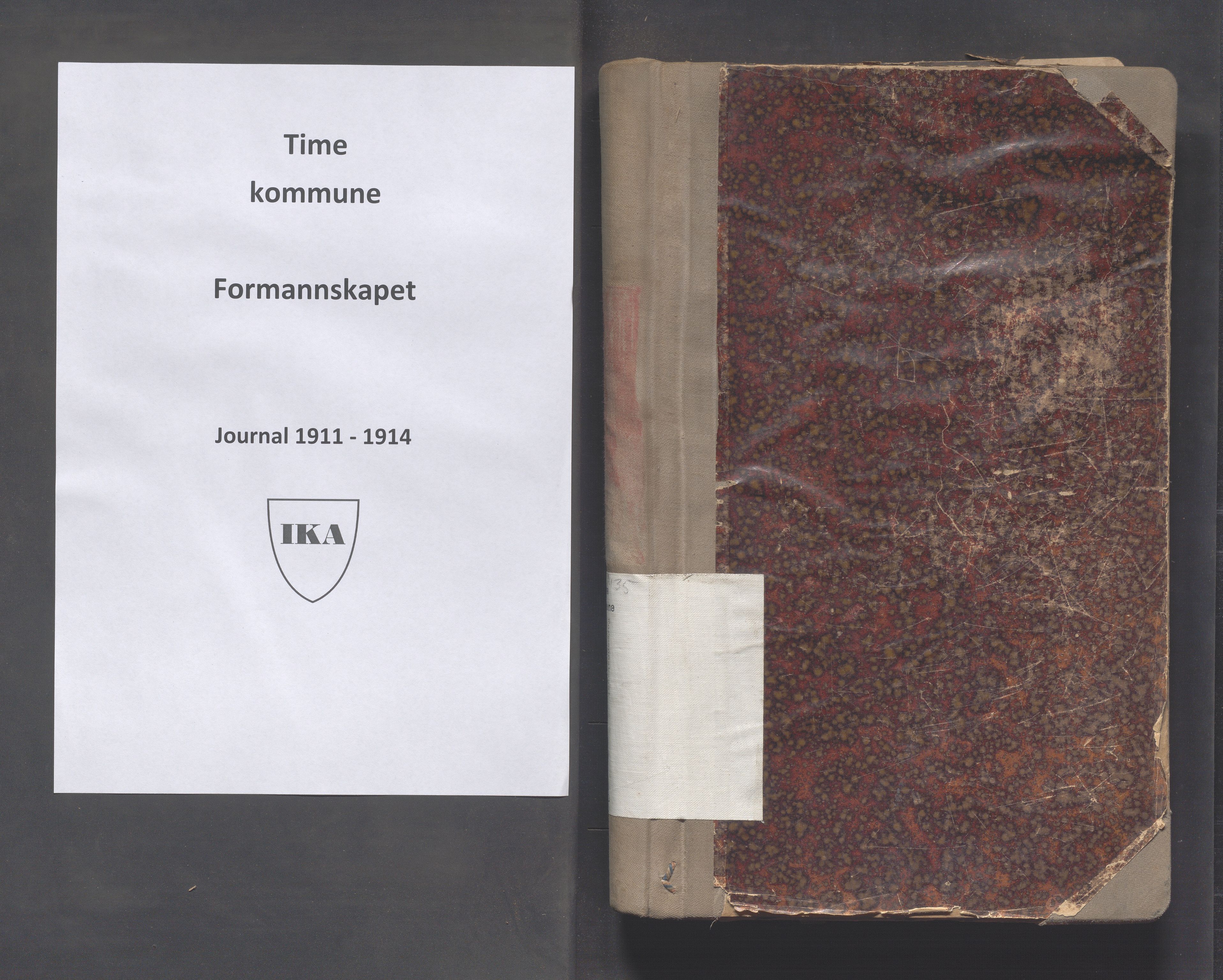 Time kommune - Formannskapet, IKAR/K-100592/C/Ca/L0003: Journal, 1911-1914