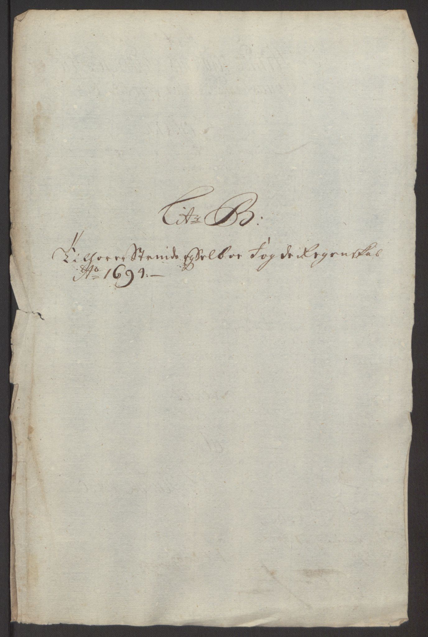 Rentekammeret inntil 1814, Reviderte regnskaper, Fogderegnskap, RA/EA-4092/R61/L4104: Fogderegnskap Strinda og Selbu, 1693-1694, s. 209
