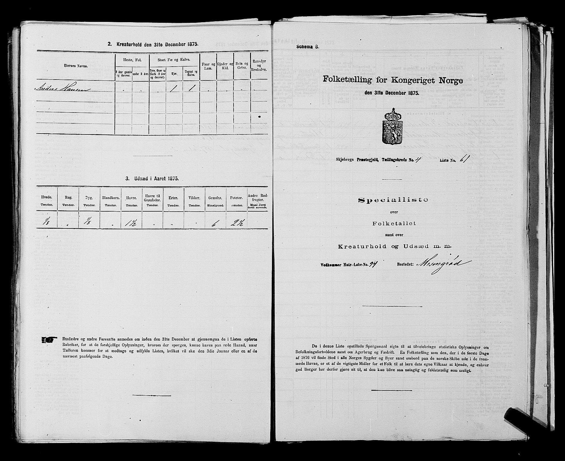 RA, Folketelling 1875 for 0115P Skjeberg prestegjeld, 1875, s. 830