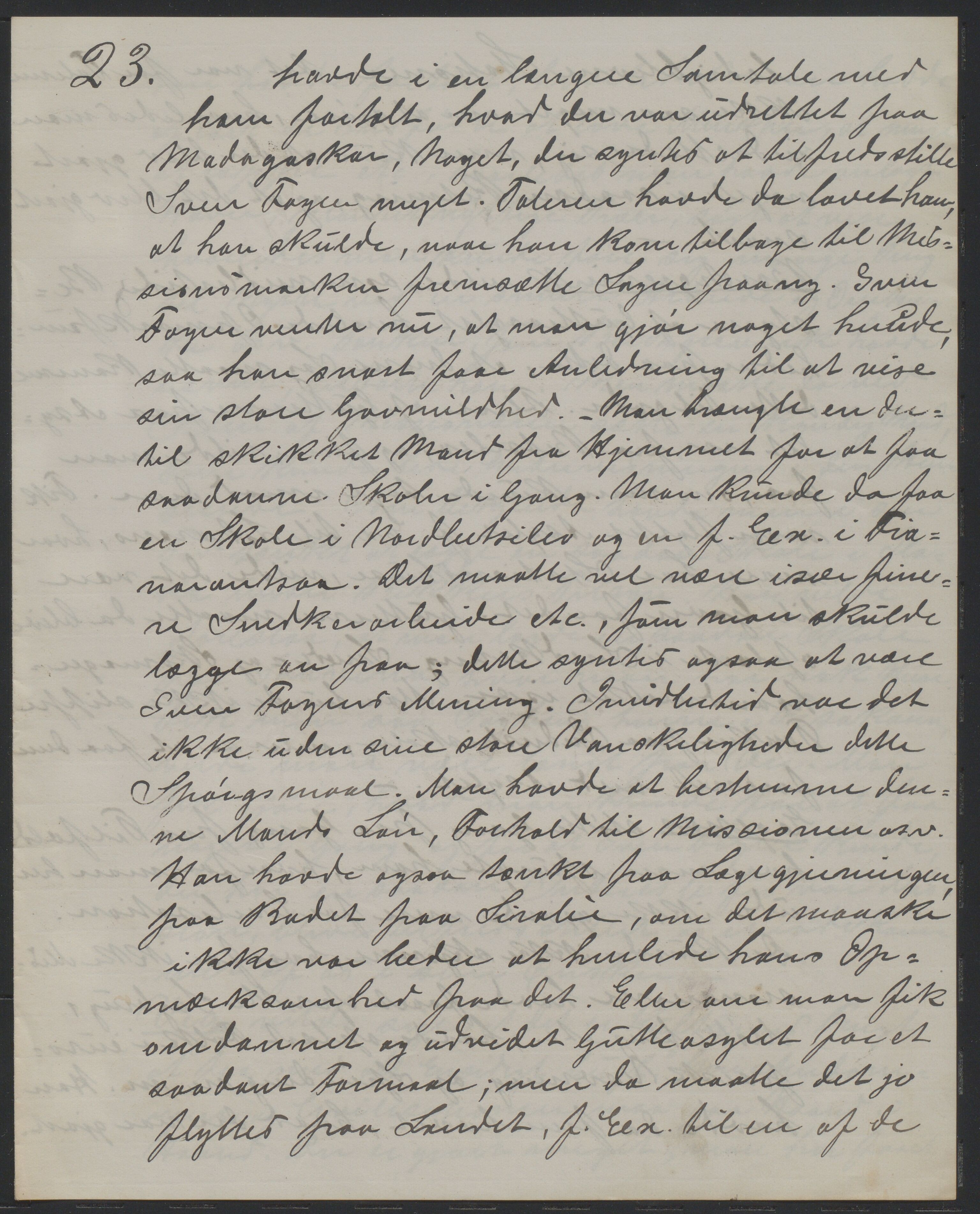 Det Norske Misjonsselskap - hovedadministrasjonen, VID/MA-A-1045/D/Da/Daa/L0037/0002: Konferansereferat og årsberetninger / Konferansereferat fra Madagaskar Innland., 1887