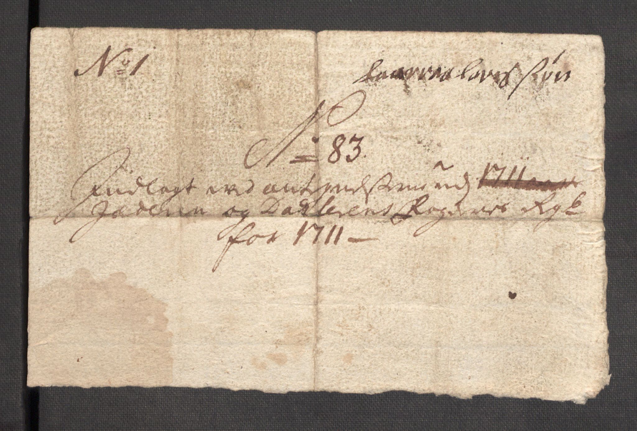 Rentekammeret inntil 1814, Reviderte regnskaper, Fogderegnskap, AV/RA-EA-4092/R46/L2736: Fogderegnskap Jæren og Dalane, 1711, s. 255