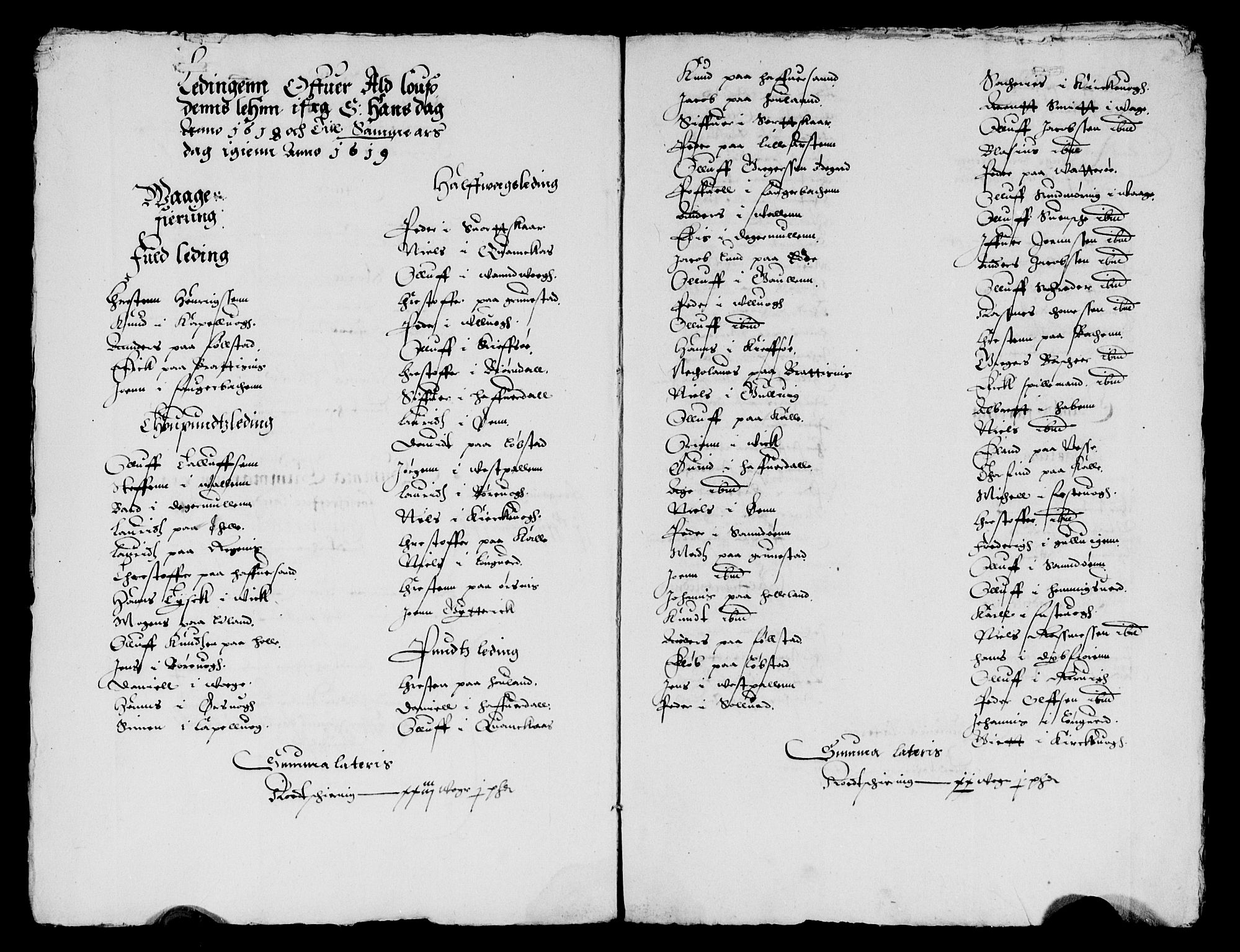 Rentekammeret inntil 1814, Reviderte regnskaper, Lensregnskaper, AV/RA-EA-5023/R/Rb/Rbz/L0010: Nordlandenes len, 1617-1619