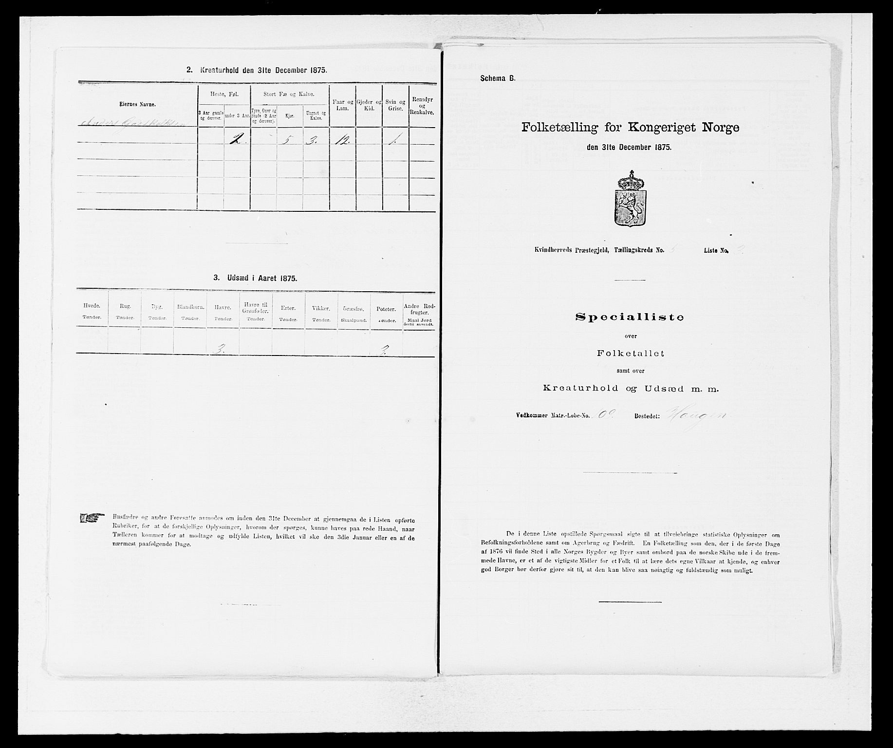 SAB, Folketelling 1875 for 1224P Kvinnherad prestegjeld, 1875, s. 409