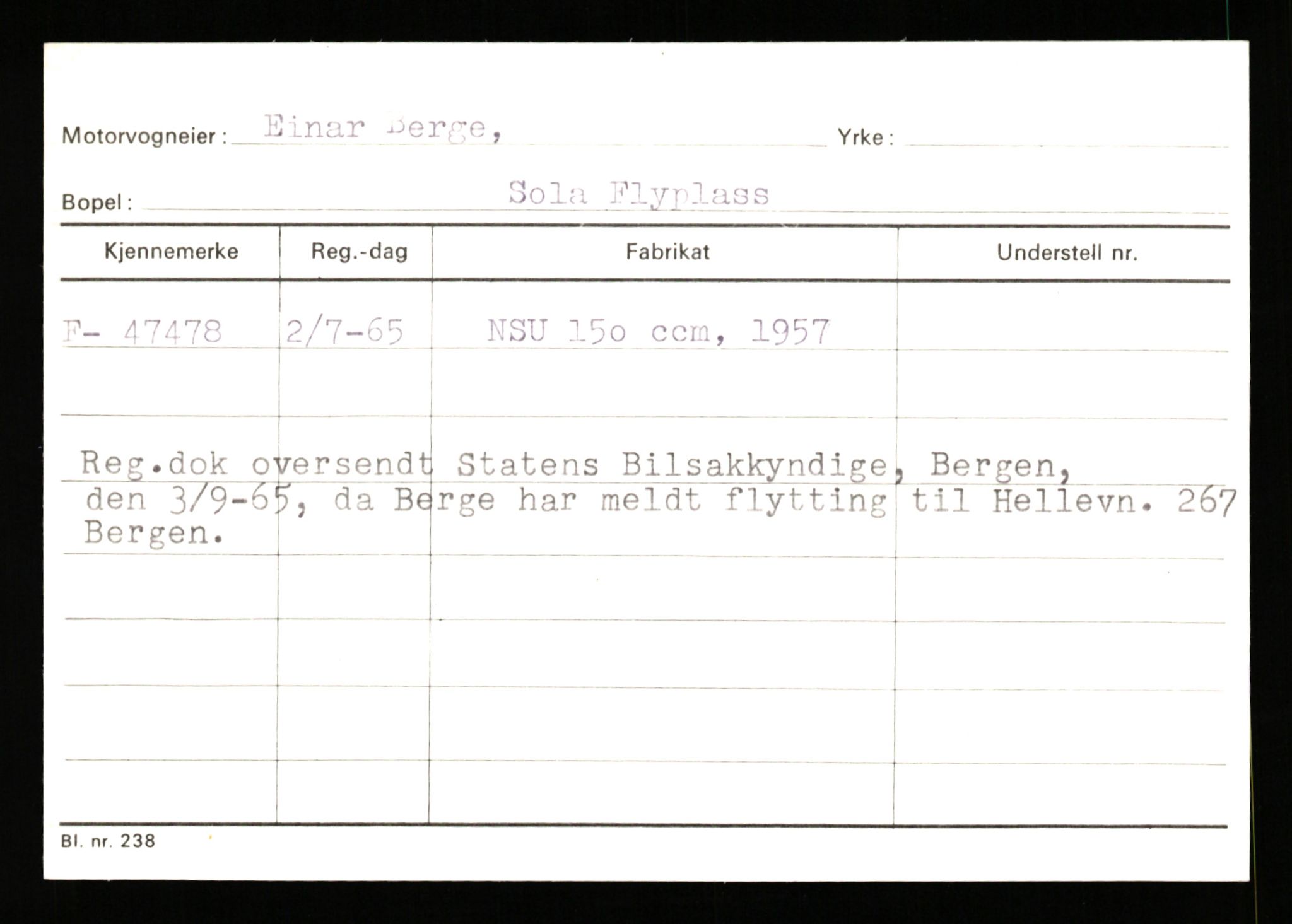 Stavanger trafikkstasjon, AV/SAST-A-101942/0/G/L0006: Registreringsnummer: 34250 - 49007, 1930-1971, s. 3208