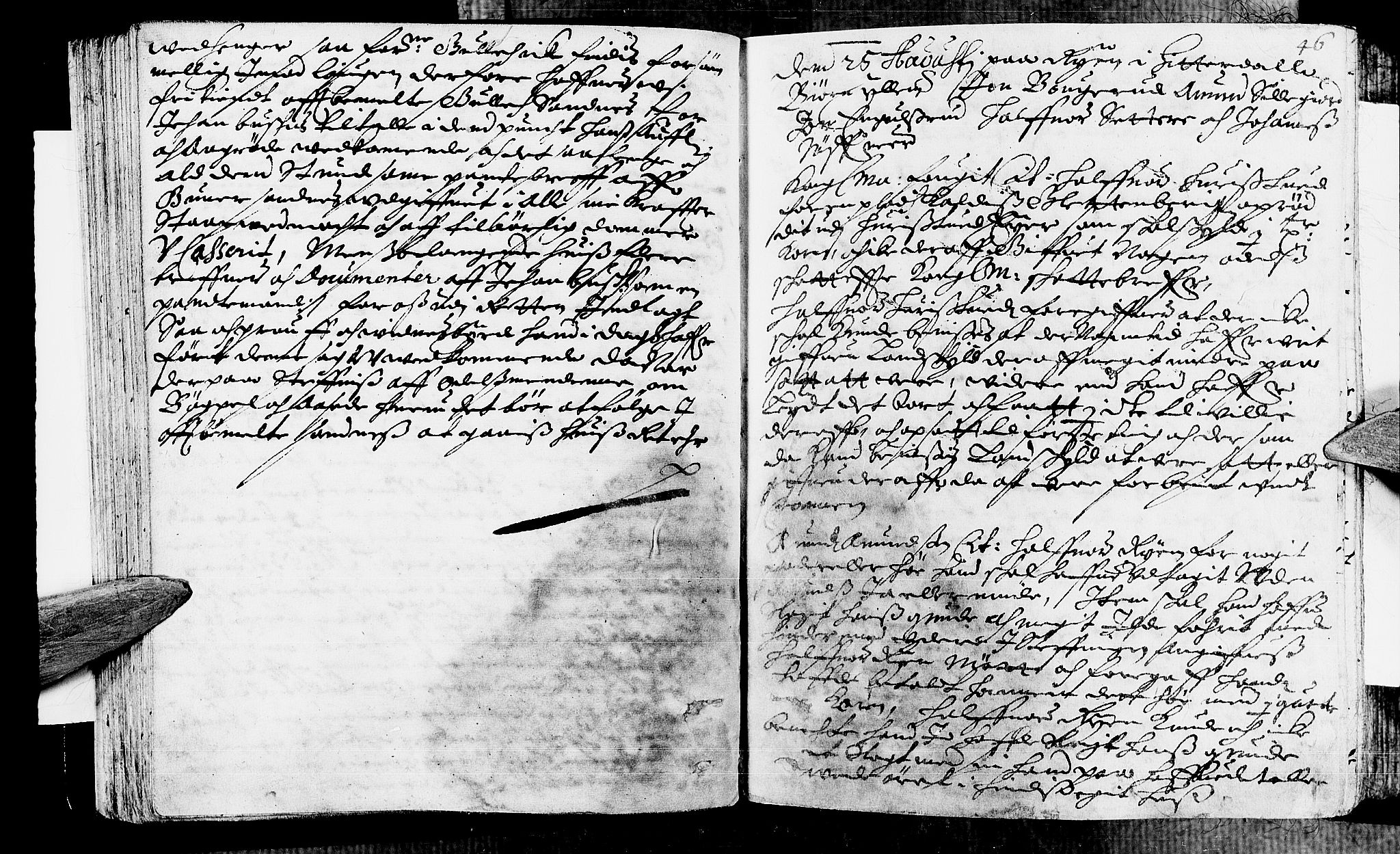 Nedre Telemark sorenskriveri, SAKO/A-135/F/Fa/L0001: Tingbok, 1652-1661, s. 46